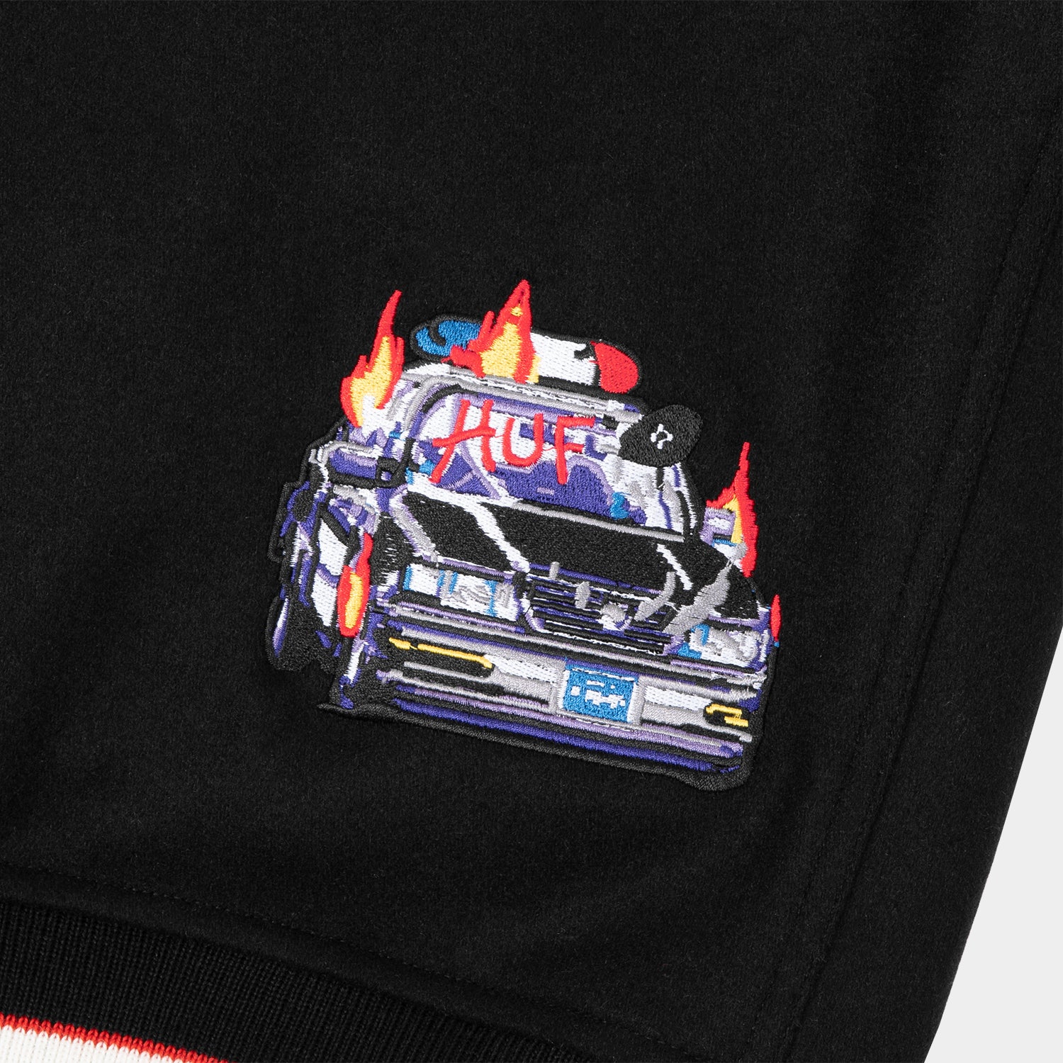 HUF (ハフ) Worldwide JP /JACKETS(ジャケット)/ HUF X EVISEN STADIUM LOGO JACKET商品 / BLACK