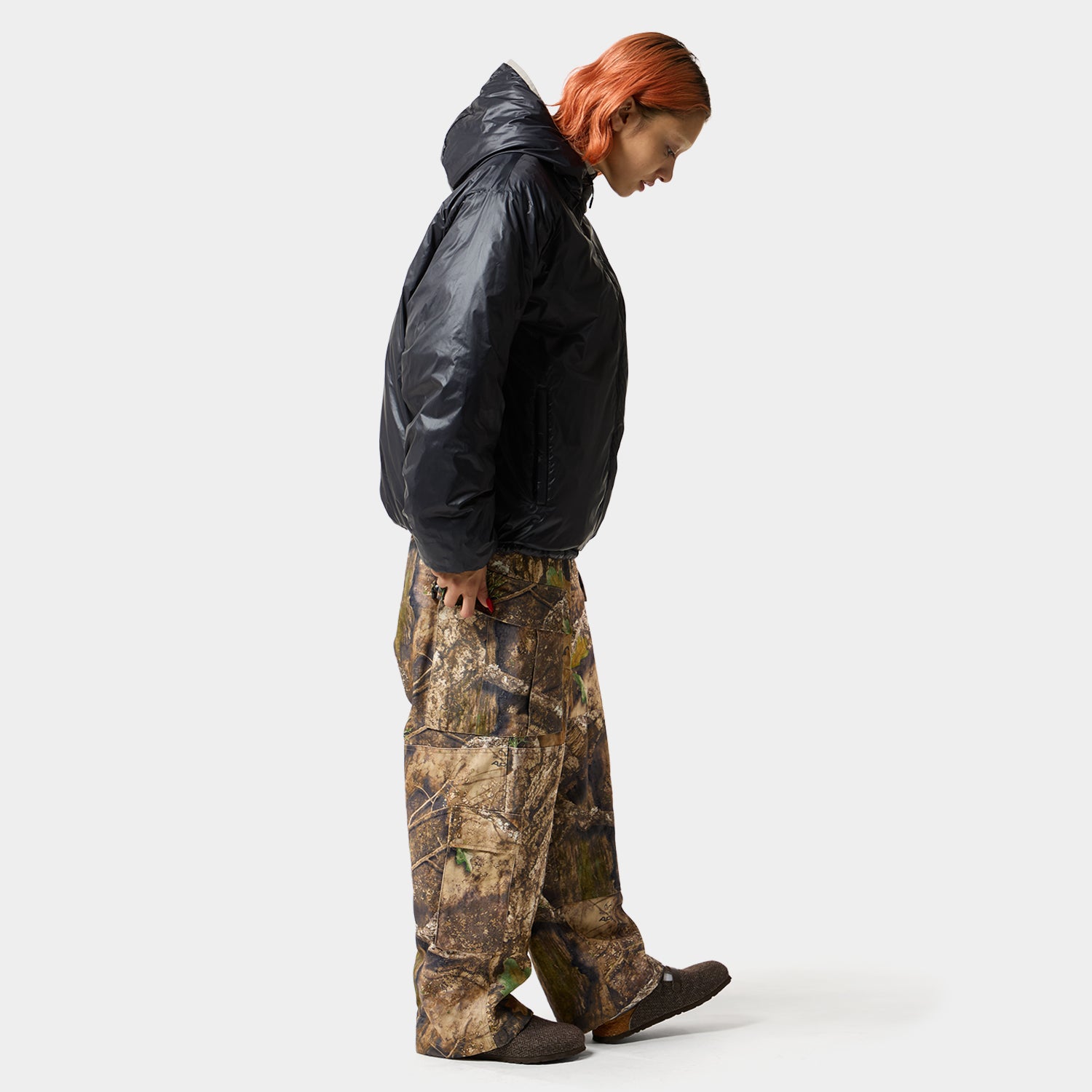 HUF (ハフ) Worldwide JP /JACKETS(ジャケット)/ HUF X TAION CASCADE PACKABLE HOODED DOWN JACKET商品 / BLACK