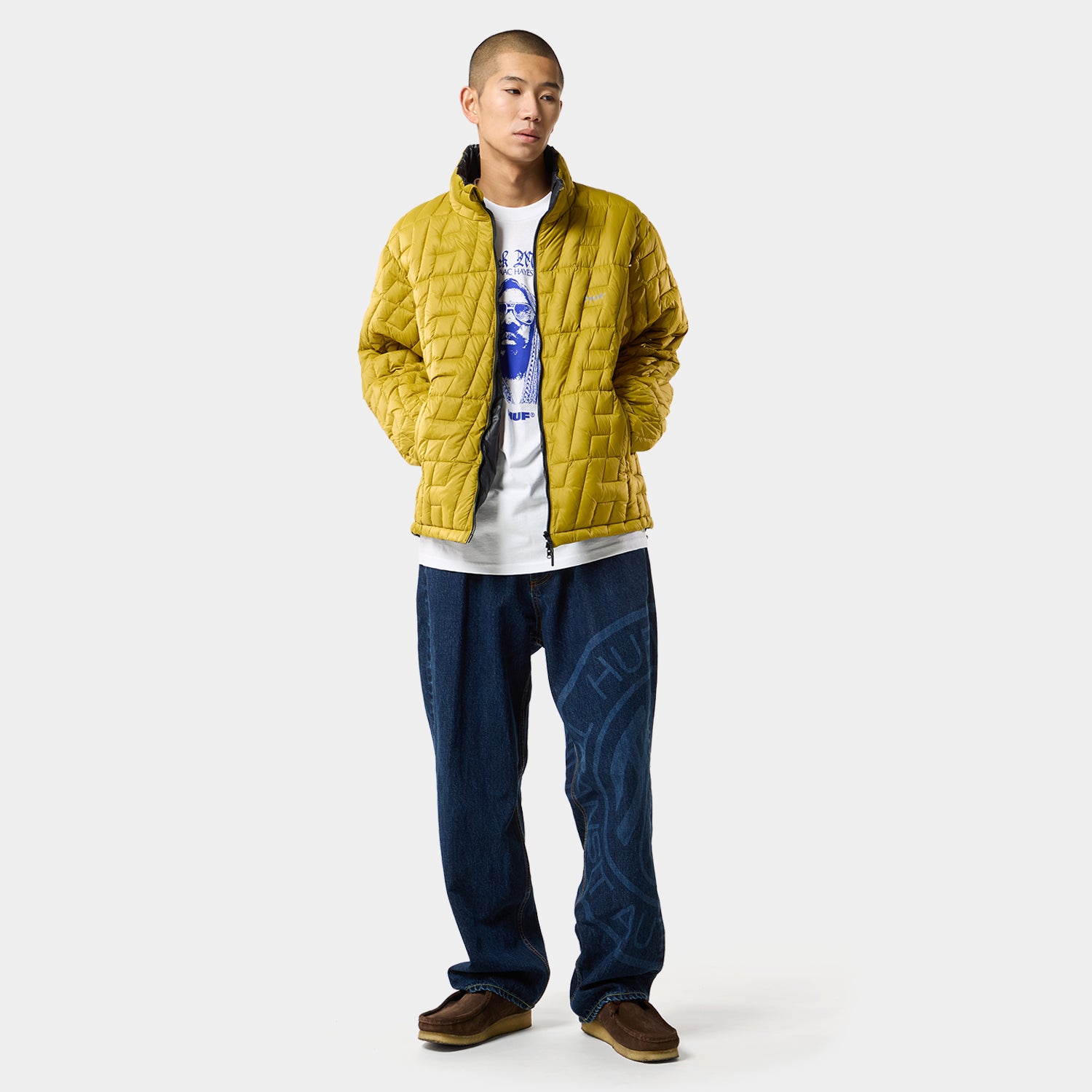 HUF (ハフ) Worldwide JP /JACKETS(ジャケット)/ HUF X TAION CASCADE PACKABLE DOWN JACKET商品 / STONE