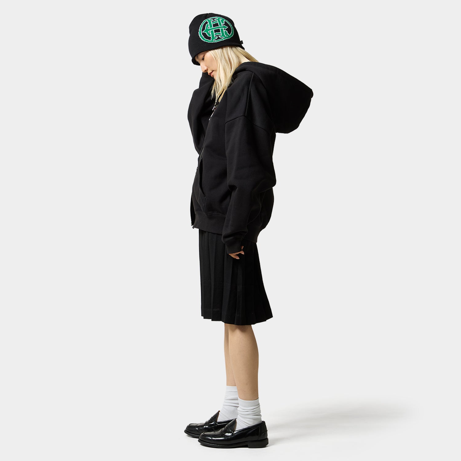 HUF (ハフ) Worldwide JP /HOODIES(パーカー)/ HUF X EVISEN HUFUJI ZIP HOODIE商品 / BLACK