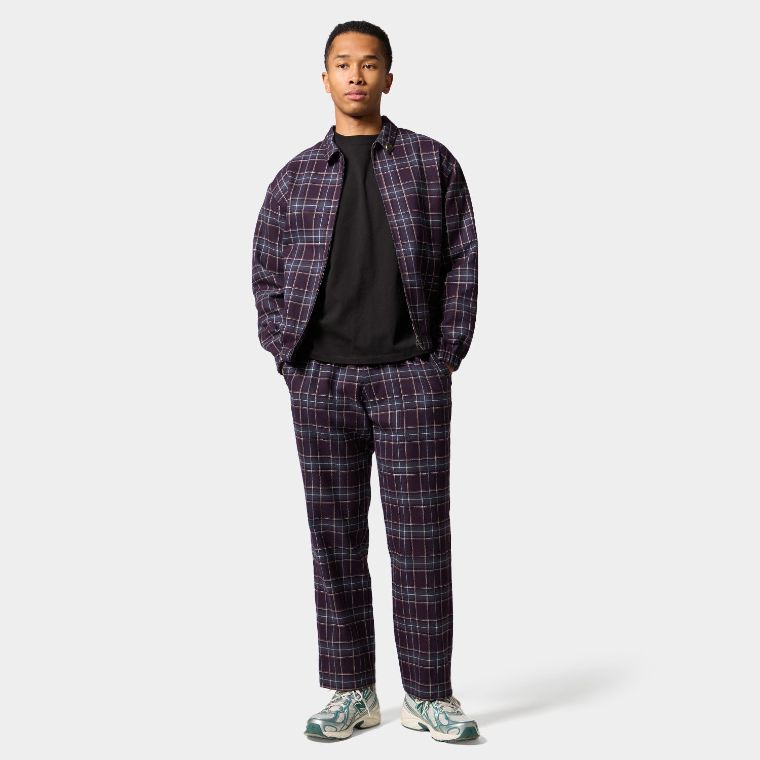 HUF (ハフ) Worldwide JP /JACKETS(ジャケット)/ CHECKMAN JACKET商品 / PURPLE