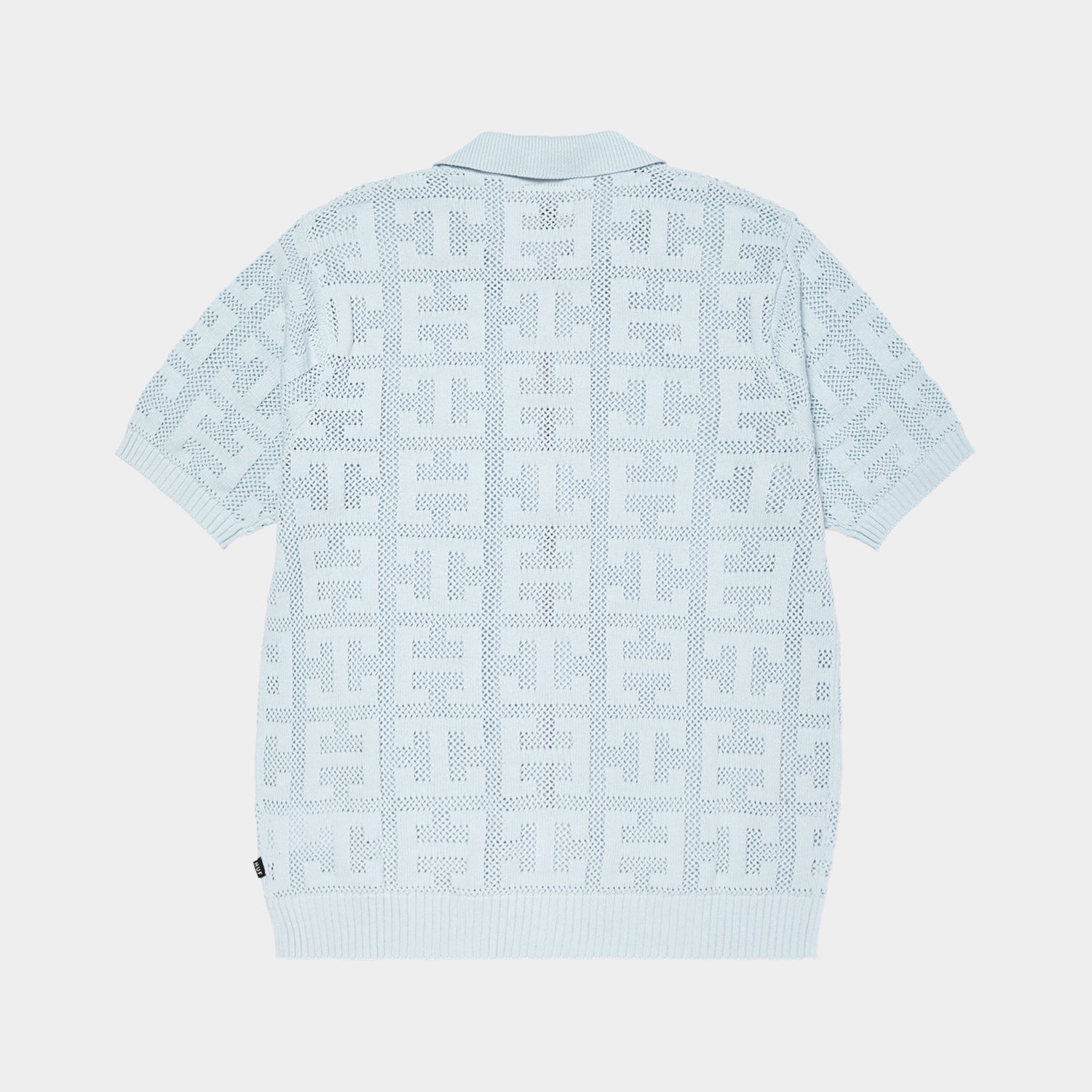 HUF (ハフ) Worldwide JP /KNITS & SWEATERS(ニット&セーター)/ MONOGRAM JACQUARD ZIP SWEATER商品 / SKY