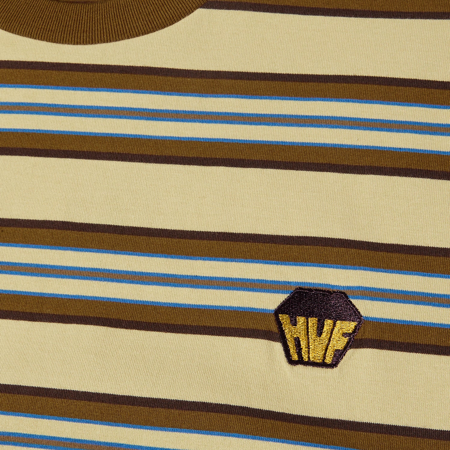 HUF (ハフ) Worldwide JP /TOPS & SHIRTS(トップス&シャツ)/ BIG BLOCK STRIPE BOXY TOP商品 / CLAY