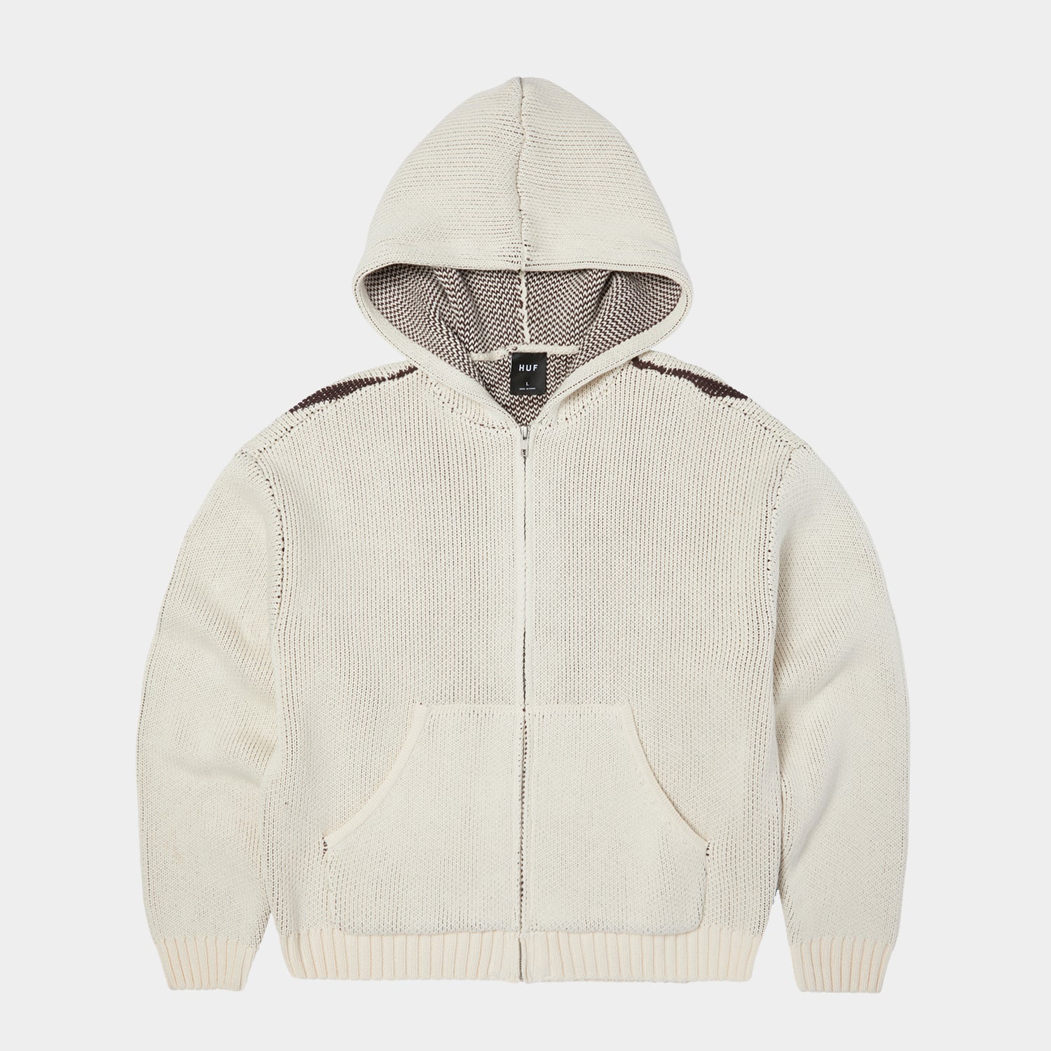 HUF (ハフ) Worldwide JP /KNITS & SWEATERS(ニット&セーター)/ TOKEN ZIP HOODED SWEATER商品 / NAVY