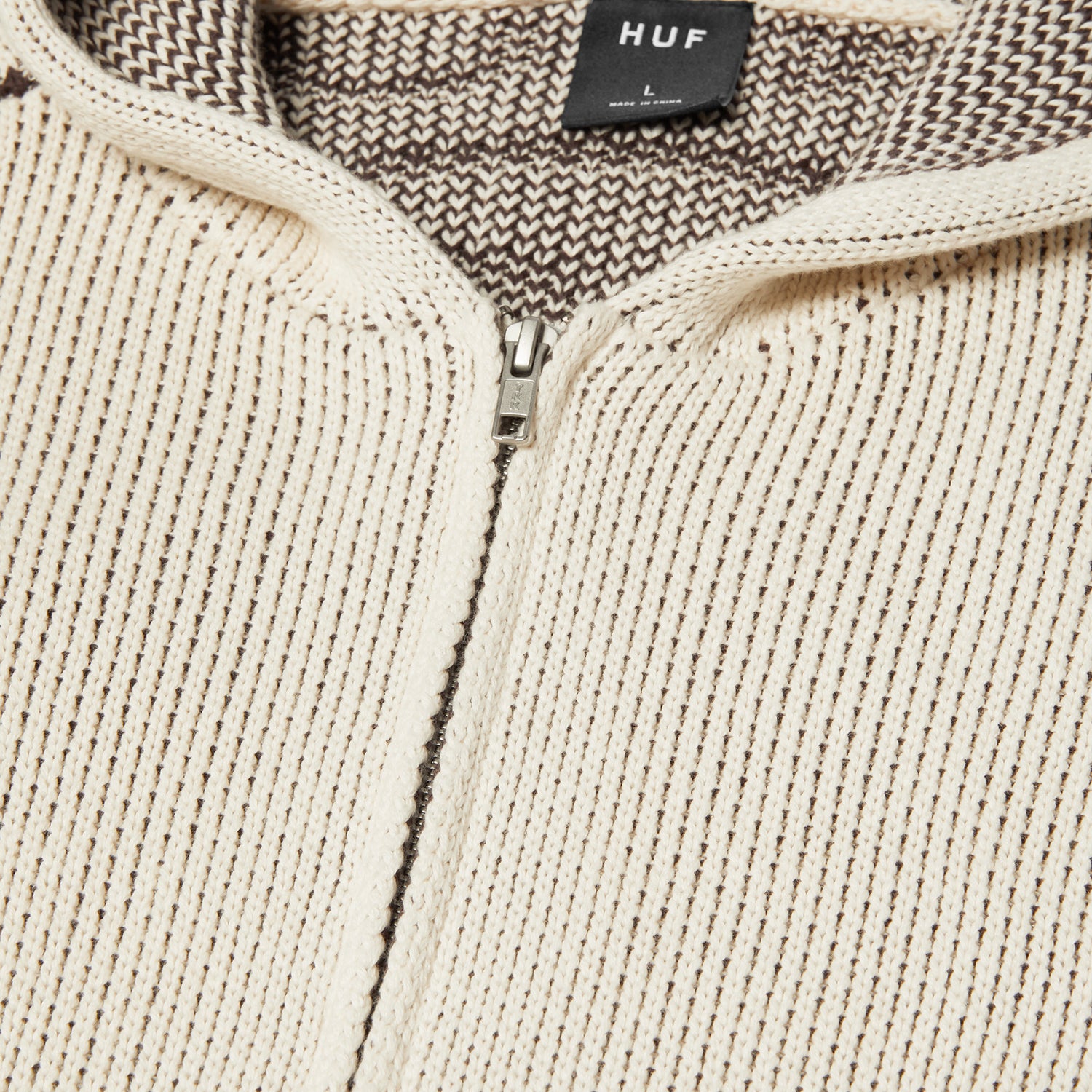HUF (ハフ) Worldwide JP /KNITS & SWEATERS(ニット&セーター)/ TOKEN ZIP HOODED SWEATER商品 / NAVY