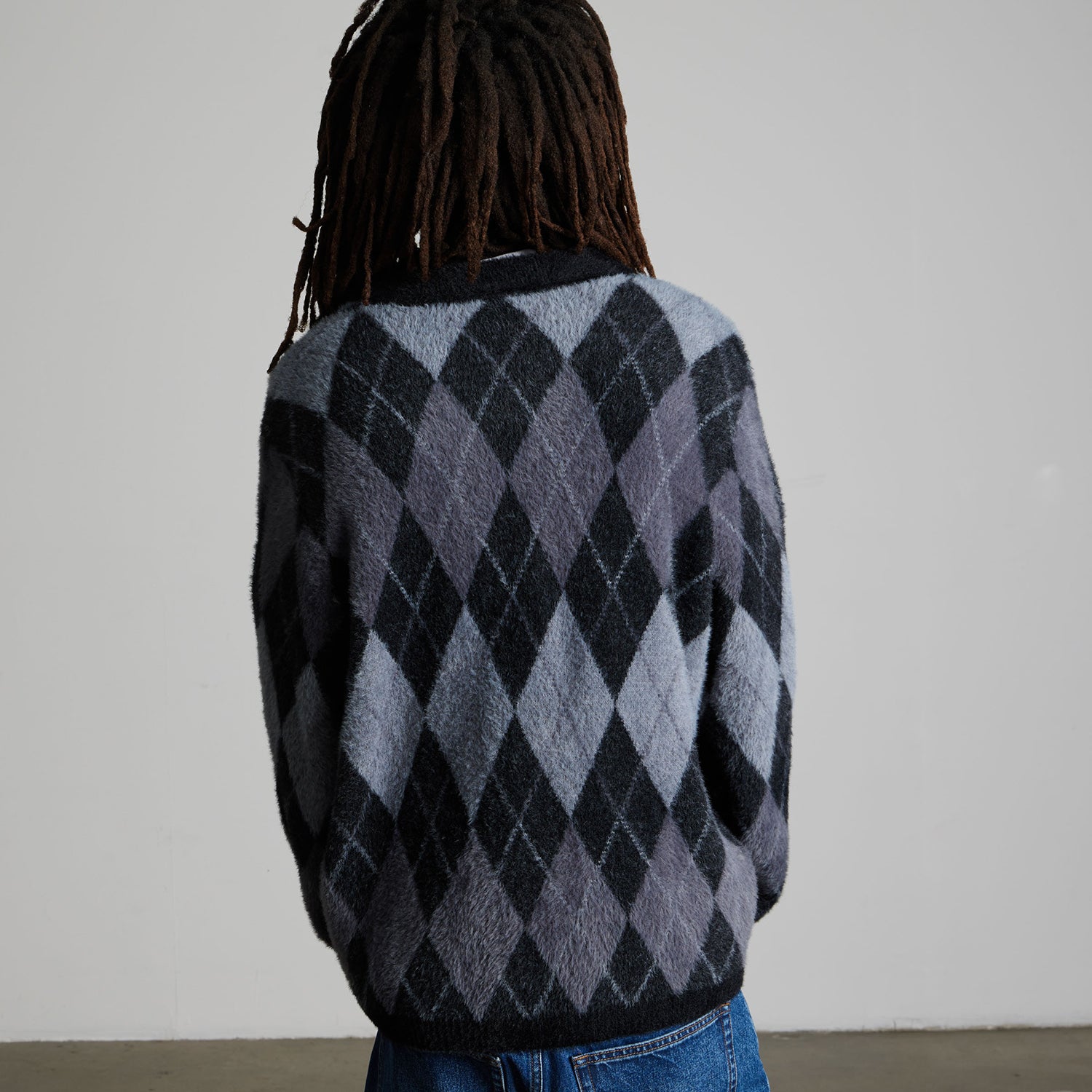 HUF (ハフ) Worldwide JP /KNITS & SWEATERS(ニット&セーター)/ COOPER MOHAIR SWEATER商品 / DARK BROWN