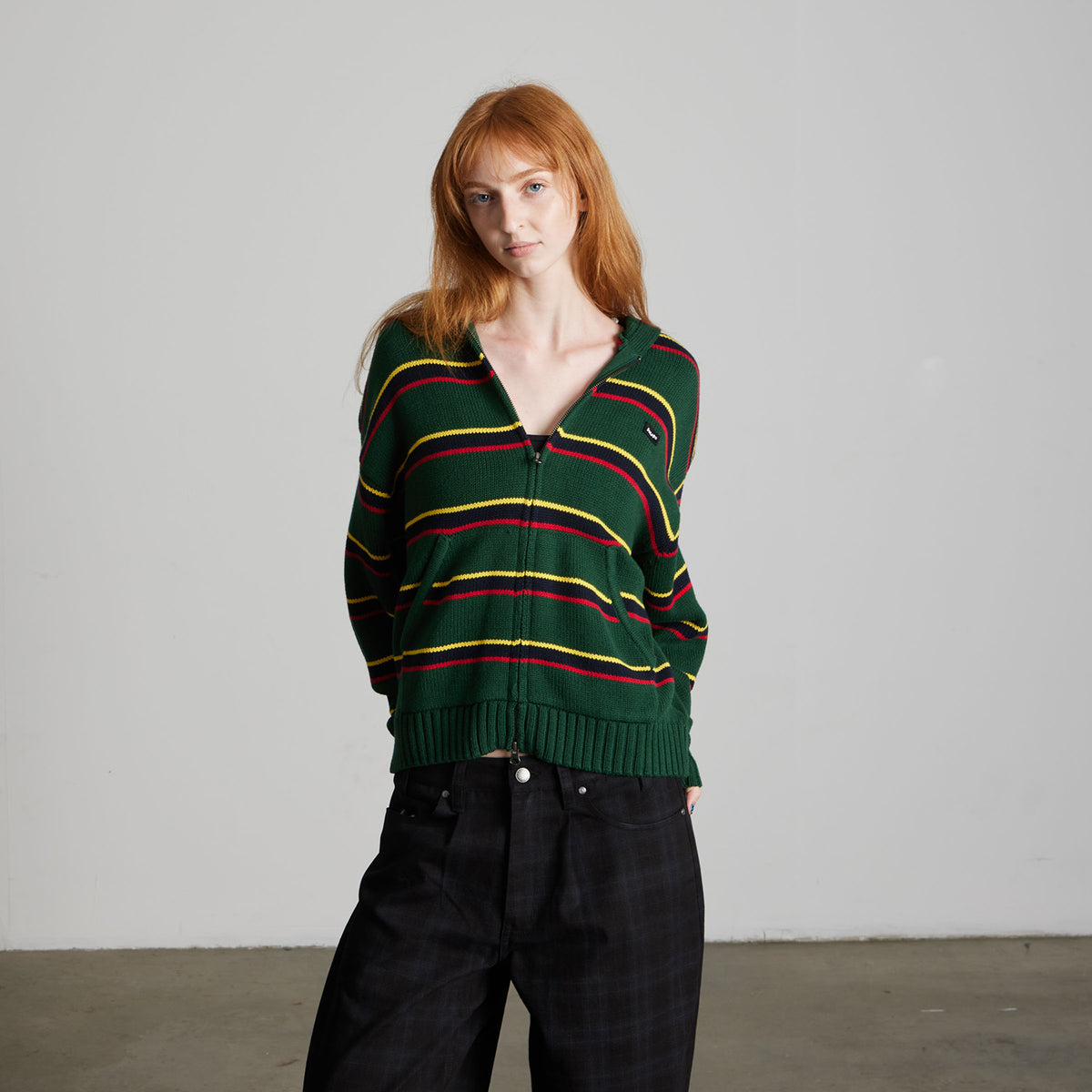 HUF (ハフ) Worldwide JP /KNITS & SWEATERS(ニット&セーター)/ BANKS HOODED SWEATER商品 / SYCAMORE