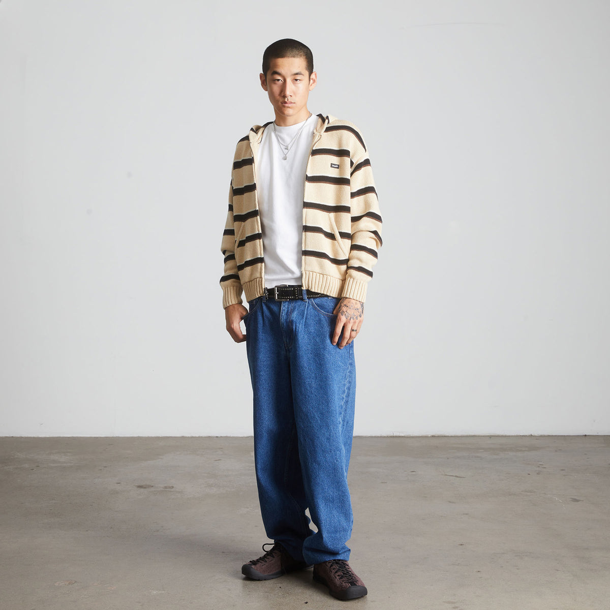 HUF (ハフ) Worldwide JP /KNITS & SWEATERS(ニット&セーター)/ BANKS HOODED SWEATER商品 / SYCAMORE