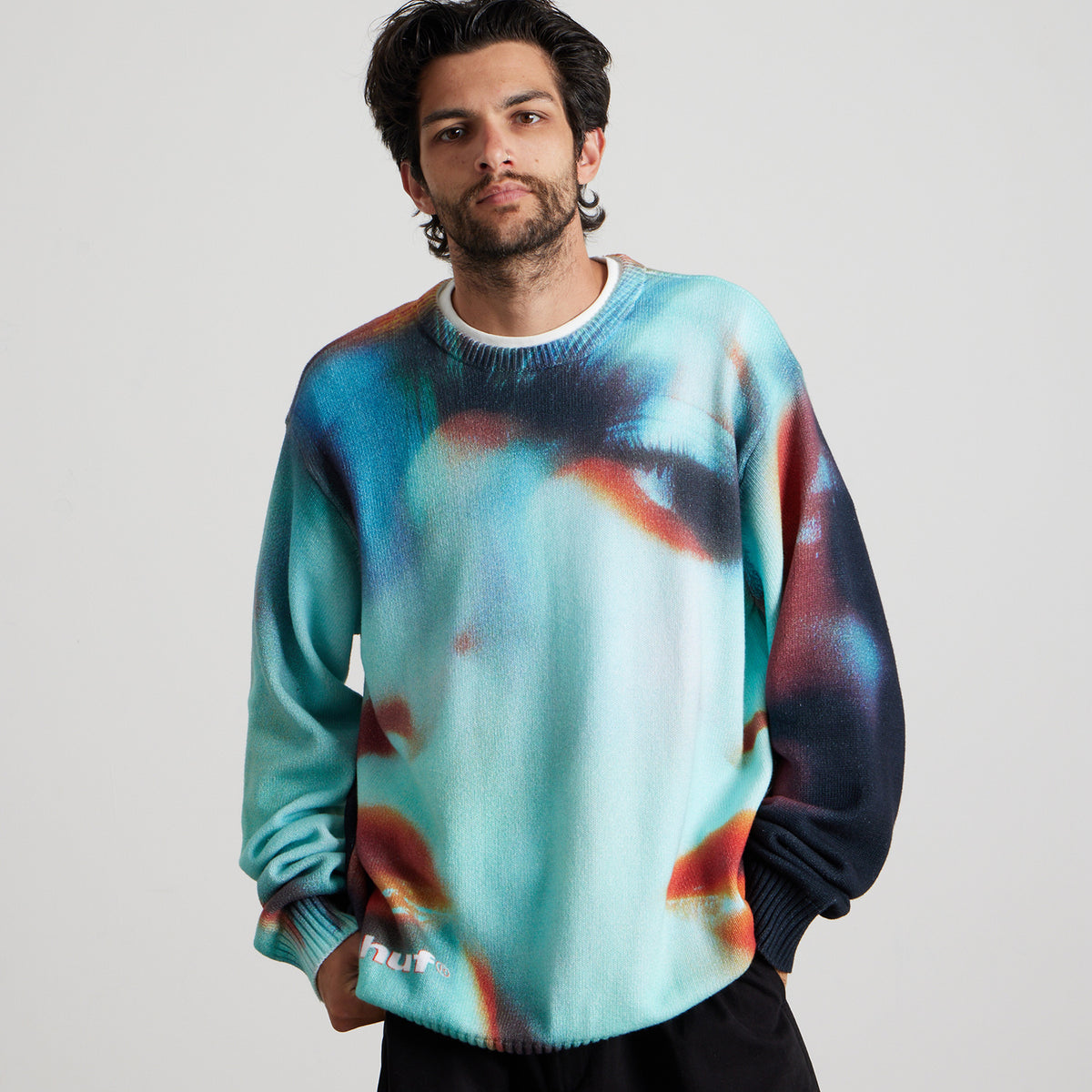HUF (ハフ) Worldwide JP /KNITS & SWEATERS(ニット&セーター)/ VISAGE PRINTED SWEATER商品 / MULTI
