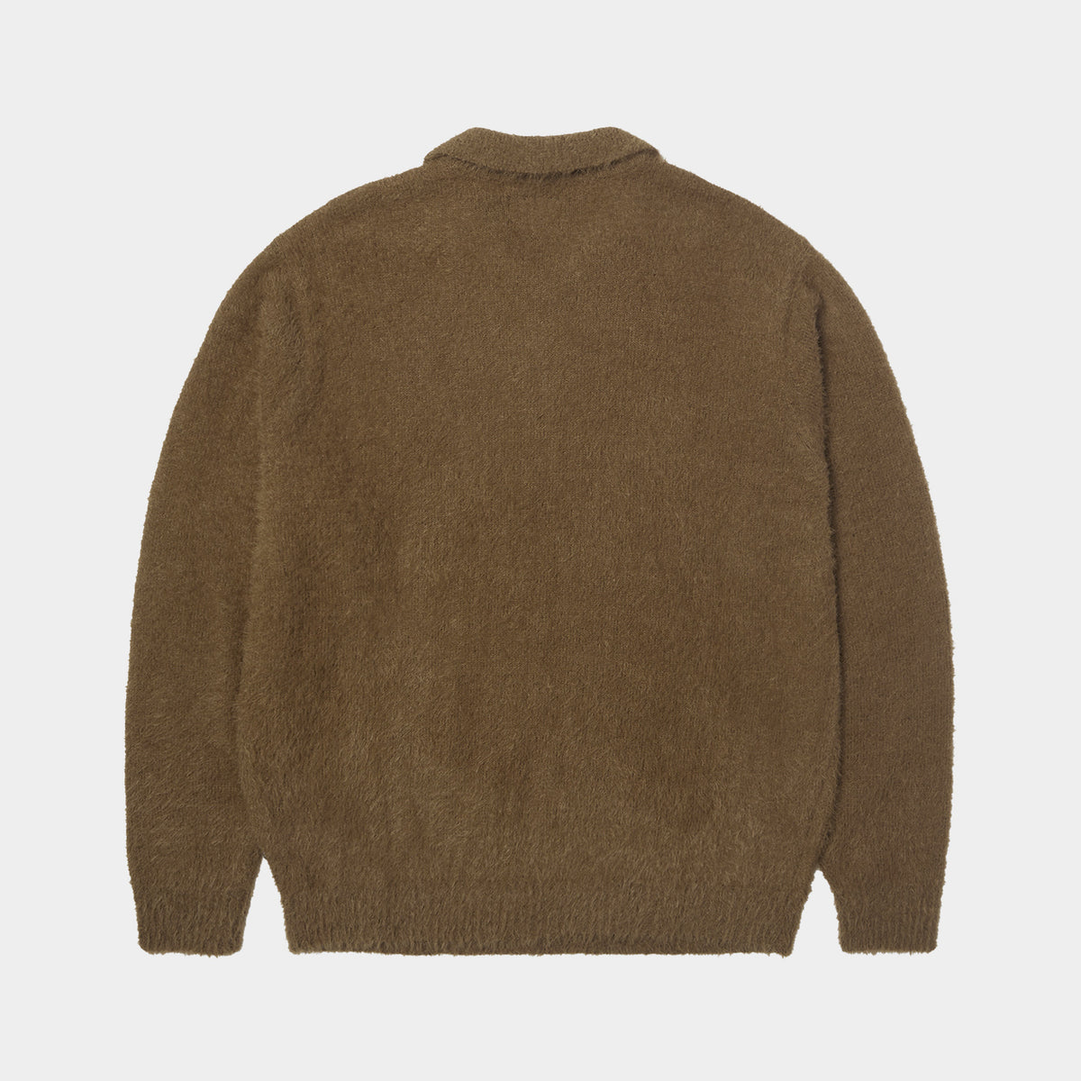 HUF (ハフ) Worldwide JP /KNITS & SWEATERS(ニット&セーター)/ MILTON SHAGGY POLO SWEATER商品 / BROWN