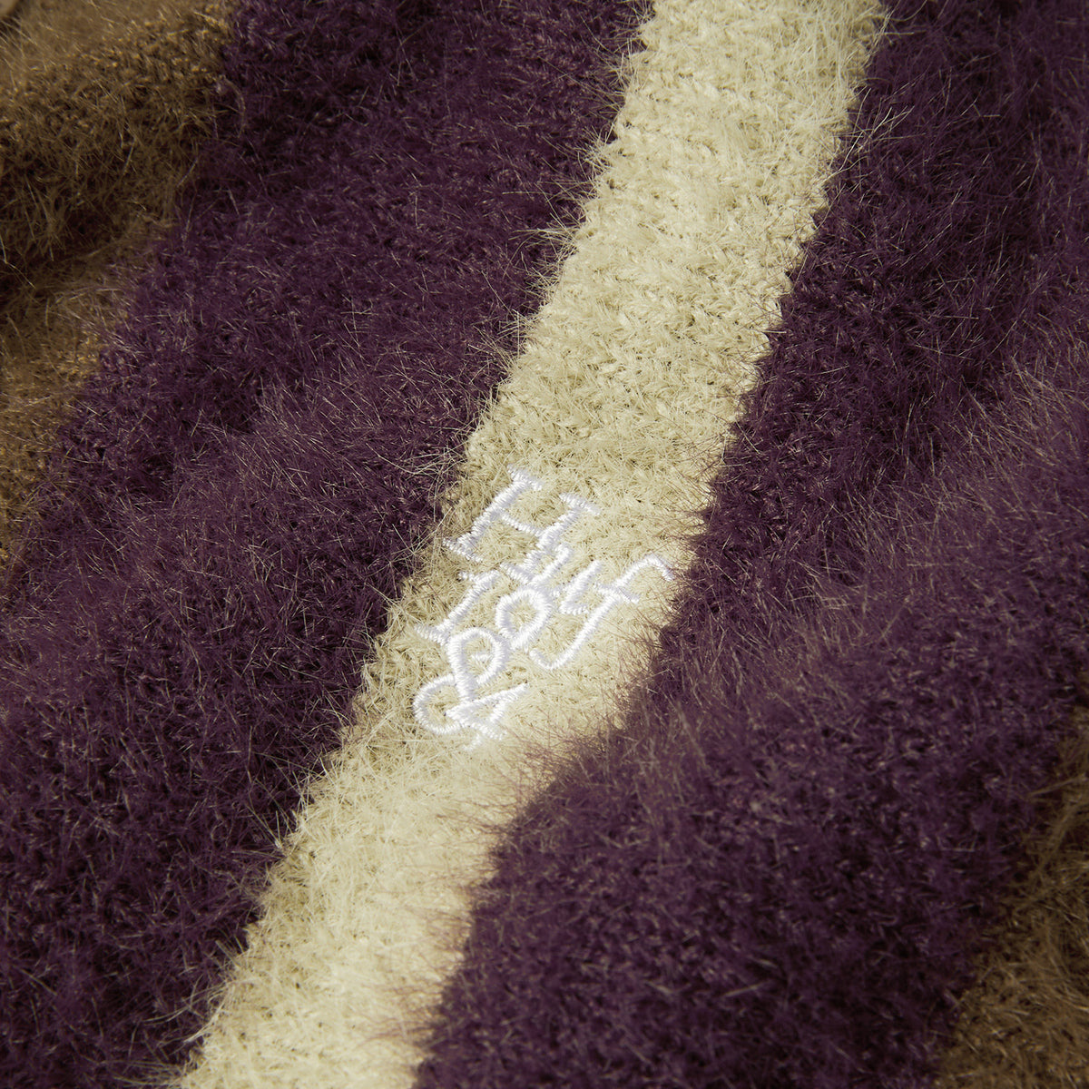 HUF (ハフ) Worldwide JP /KNITS & SWEATERS(ニット&セーター)/ MILTON SHAGGY POLO SWEATER商品 / BROWN