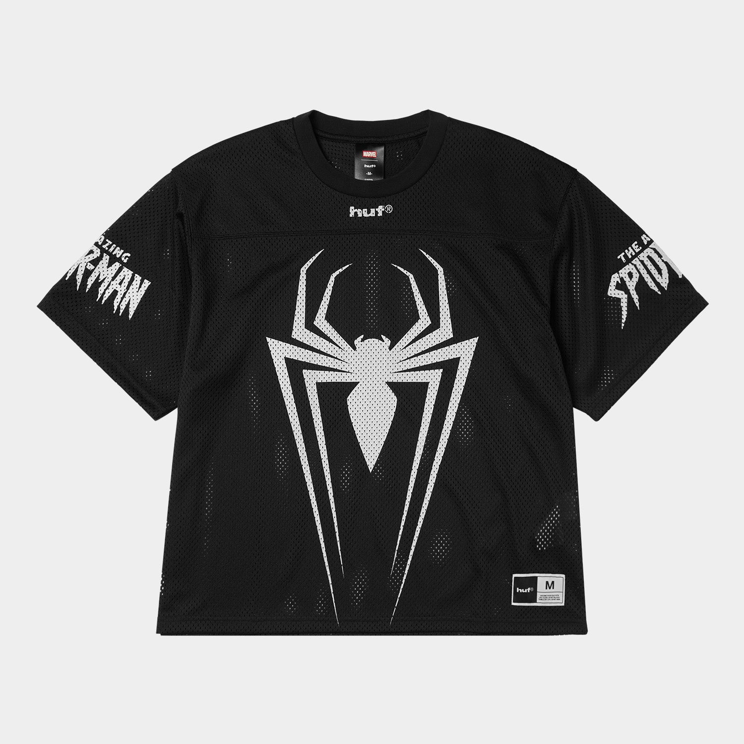 未着用品 HUF × MARVEL X-MEN フットボール メッシュジャージ HUF X SPIDER-MAN FOOTBALL JERSEY｜TOPS & SHIRTS（トップス&シャツ