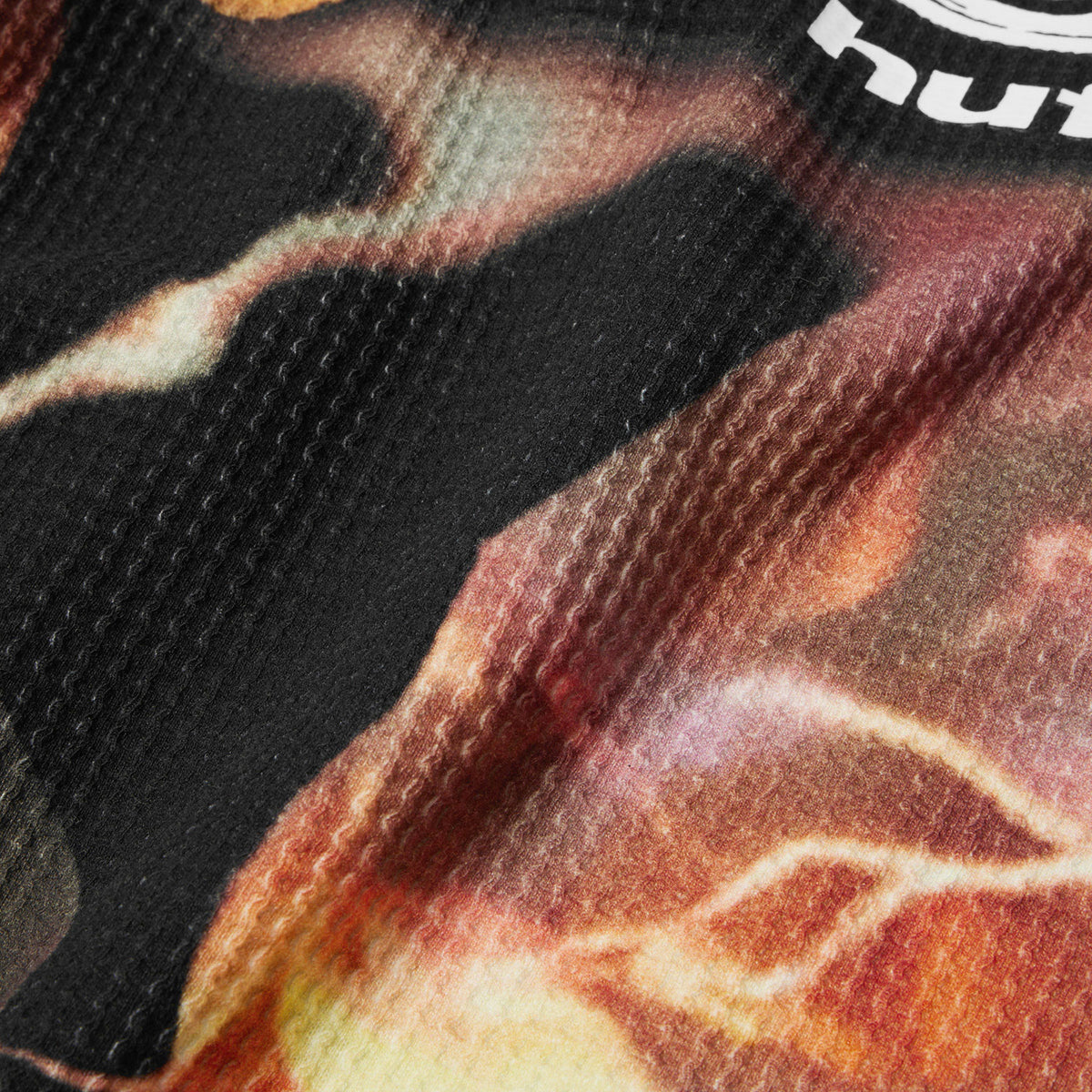 HUF (ハフ) Worldwide JP /TOPS & SHIRTS(トップス&シャツ)/ huf® X THREE 6 MAFIA TORCHED LS THERMAL商品 / MULTI
