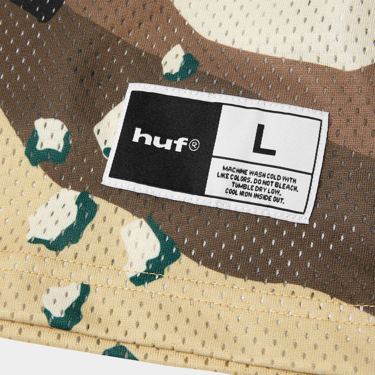 HUF (ハフ) Worldwide JP /TOPS & SHIRTS(トップス&シャツ)/ huf® X THREE 6 MAFIA FOOTBALL JERSEY商品 / CAMO