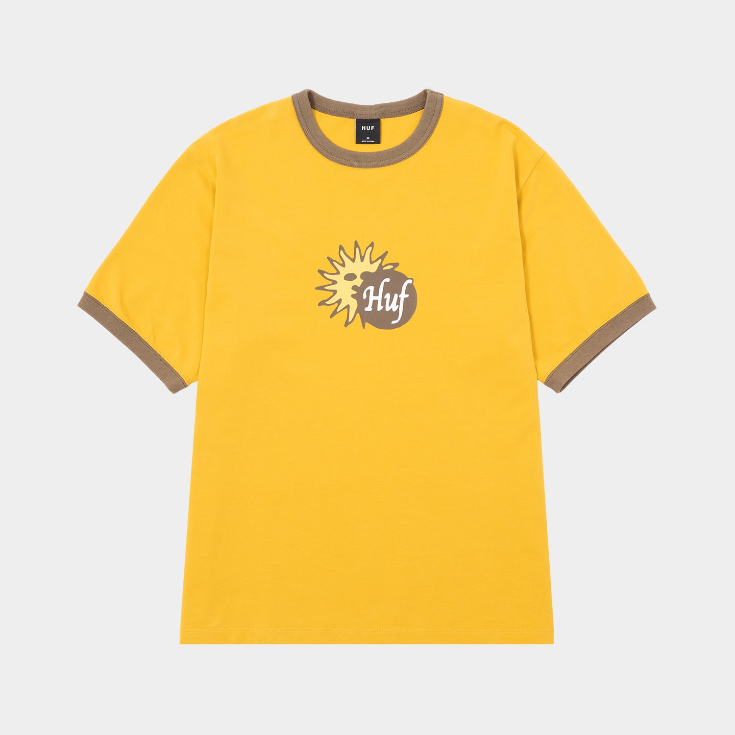 HUF (ハフ) Worldwide JP /TOPS & SHIRTS(トップス&シャツ)/ TOTAL ECLIPSE RINGER TEE商品 / NATURAL