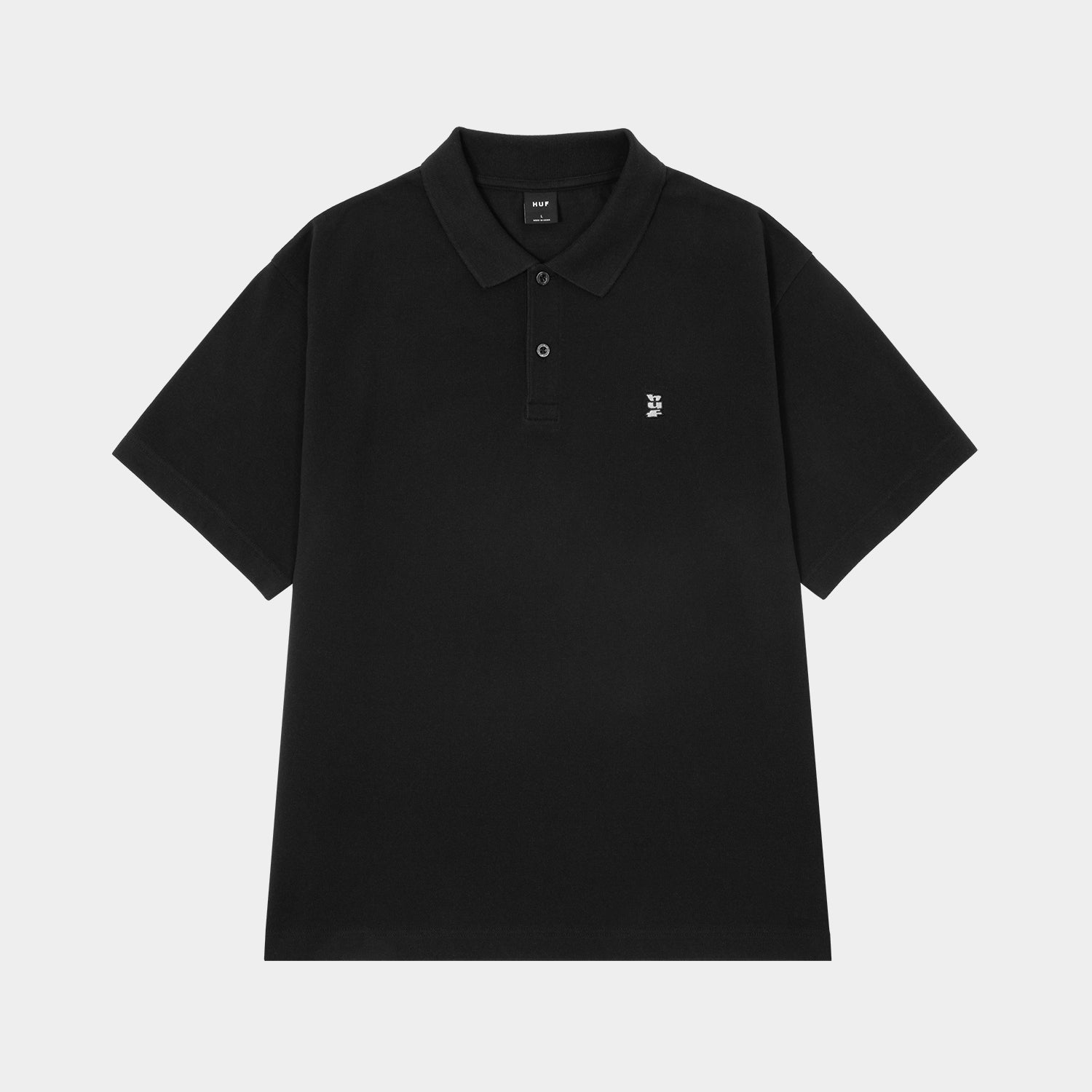 HUF (ハフ) Worldwide JP /TOPS & SHIRTS(トップス&シャツ)/ MEGABLAST POLO TOP商品 / BLACK