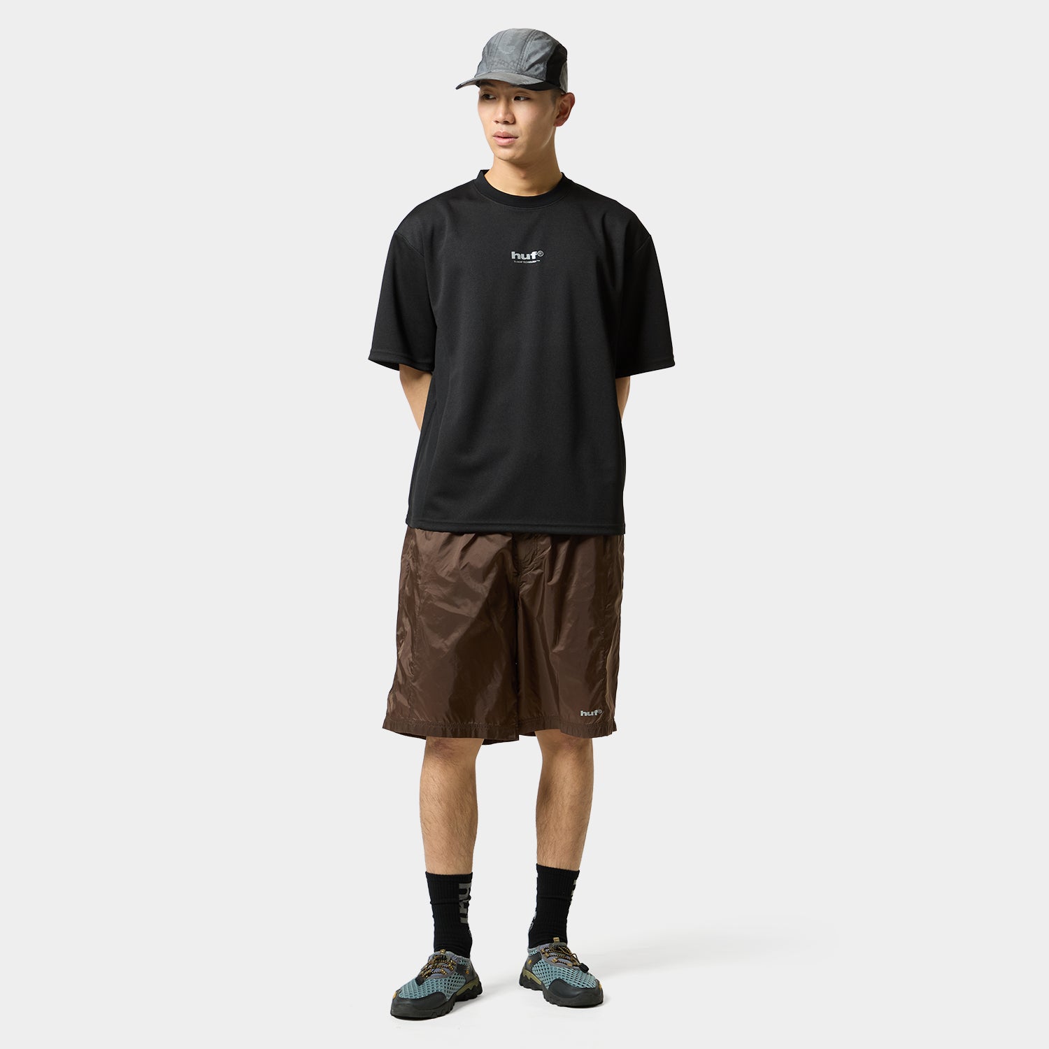 HUF (ハフ) Worldwide JP /TOPS & SHIRTS(トップス&シャツ)/ CROSS CONDITIONS BC TECH TEE商品 / NAVY