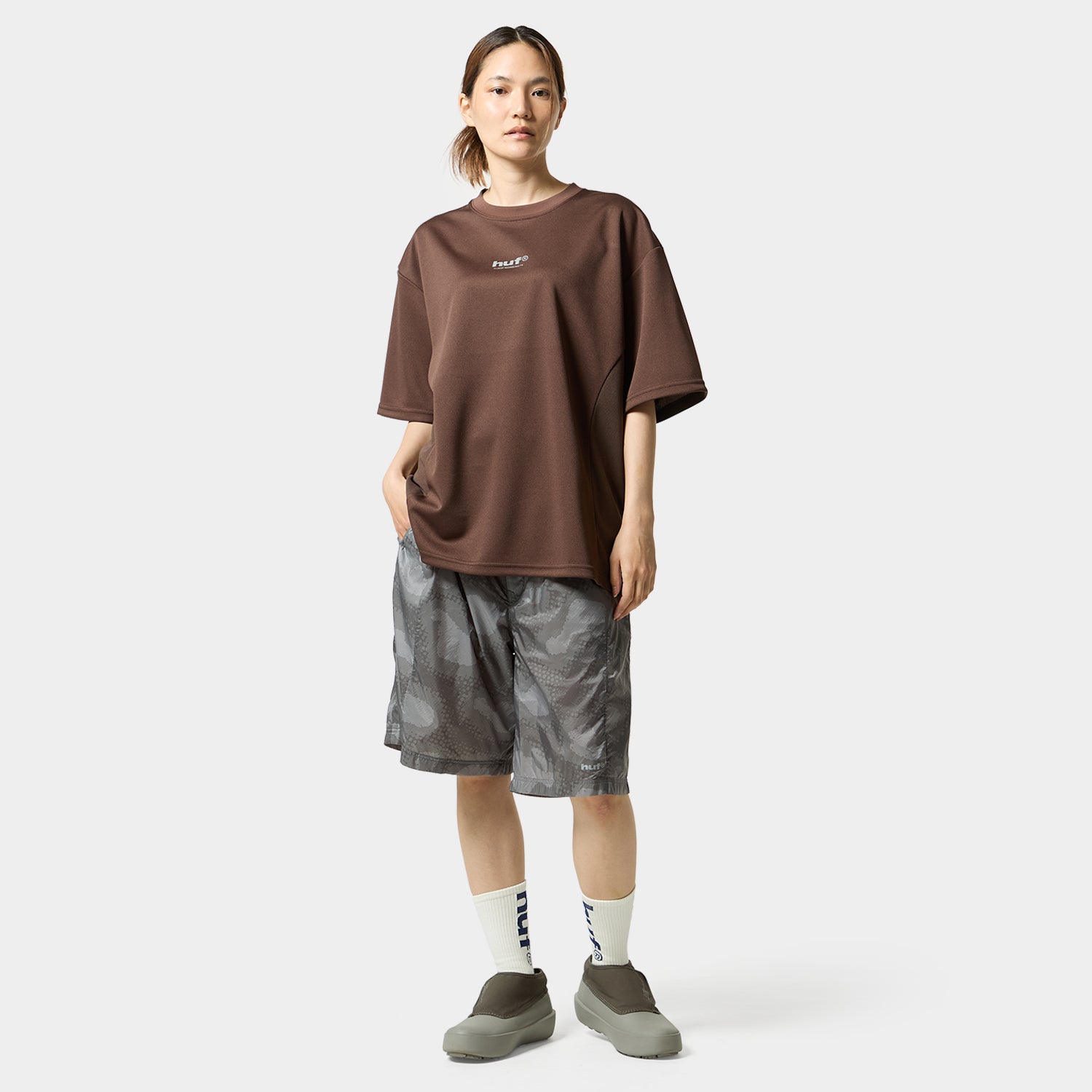 HUF (ハフ) Worldwide JP /TOPS & SHIRTS(トップス&シャツ)/ CROSS CONDITIONS BC TECH TEE商品 / NAVY