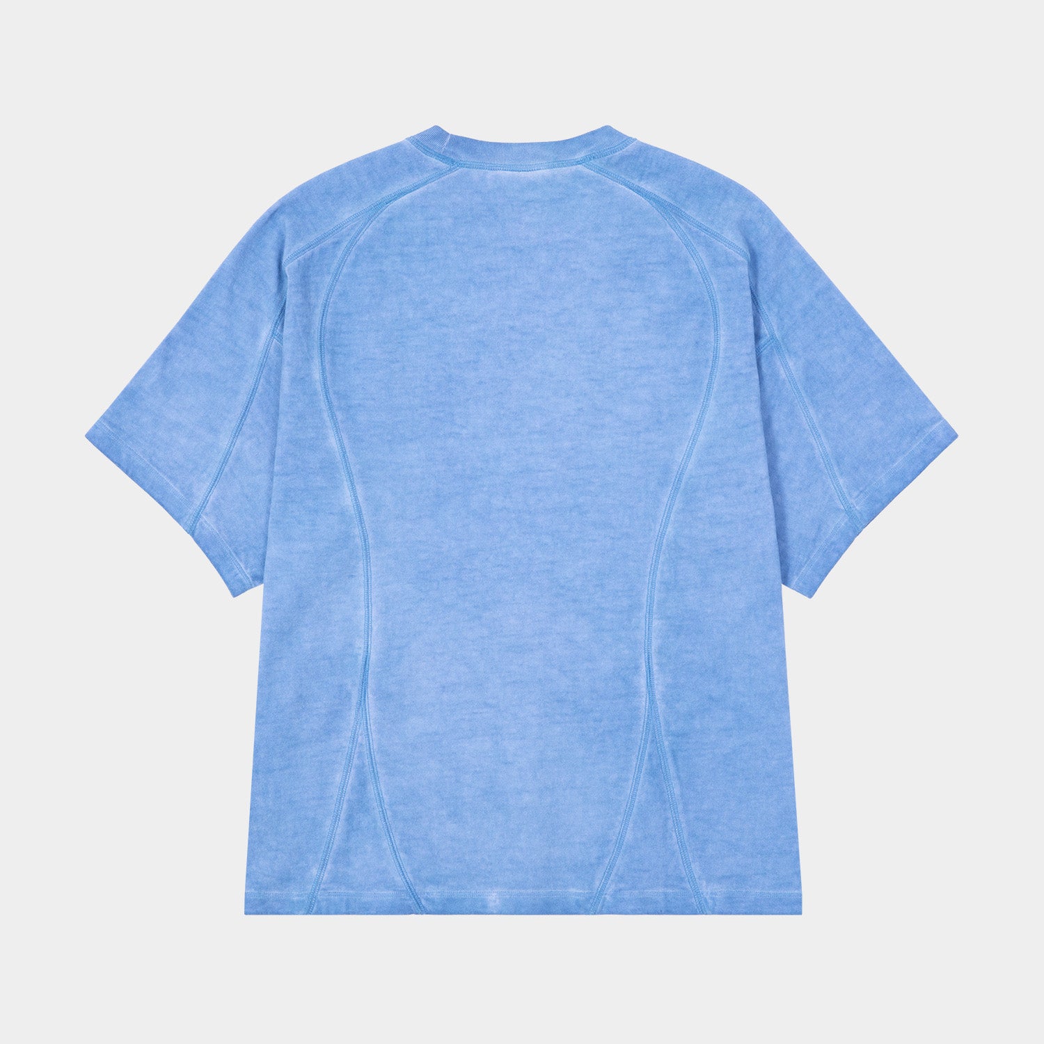 HUF (ハフ) Worldwide JP /TOPS & SHIRTS(トップス&シャツ)/ WASHED PANELED CREW商品 / LT BLUE