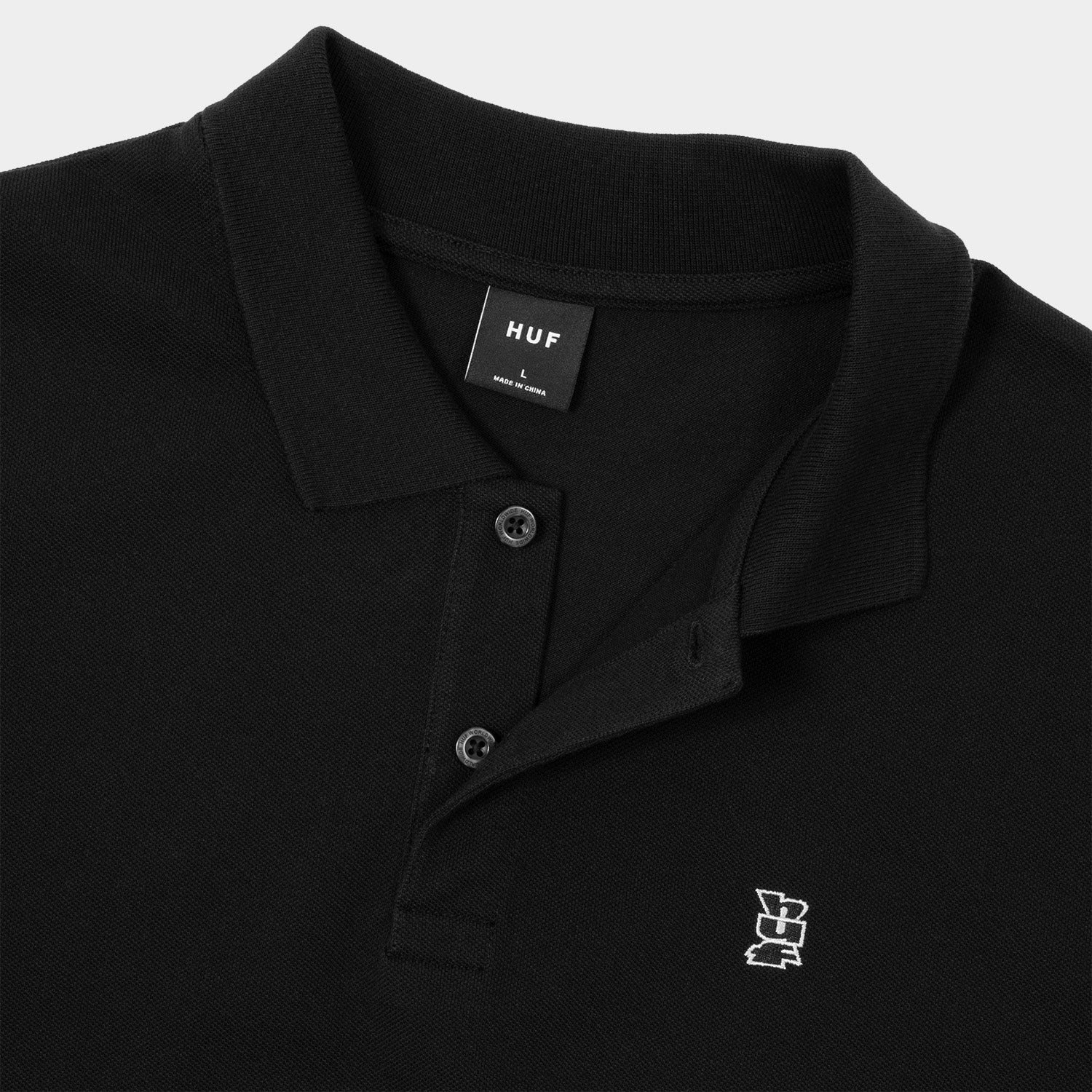 HUF (ハフ) Worldwide JP /TOPS & SHIRTS(トップス&シャツ)/ MEGABLAST POLO TOP商品 / BLACK