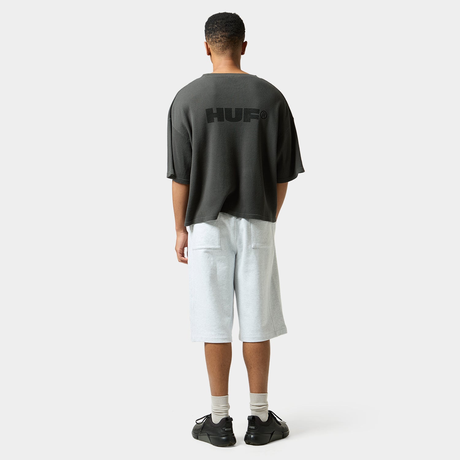 HUF (ハフ) Worldwide JP /TOPS & SHIRTS(トップス&シャツ)/ ALL CAPS THERMAL CREW商品 / NAVY