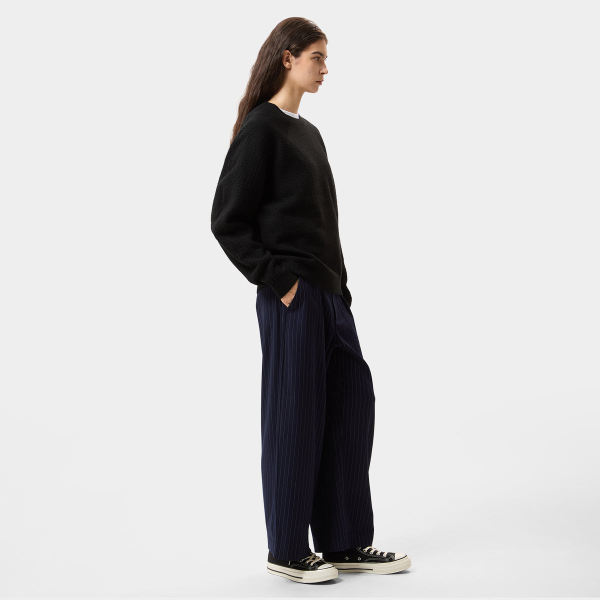 HUF (ハフ) Worldwide JP /()/ 1984 KNIT LS TOP商品 / PEACH