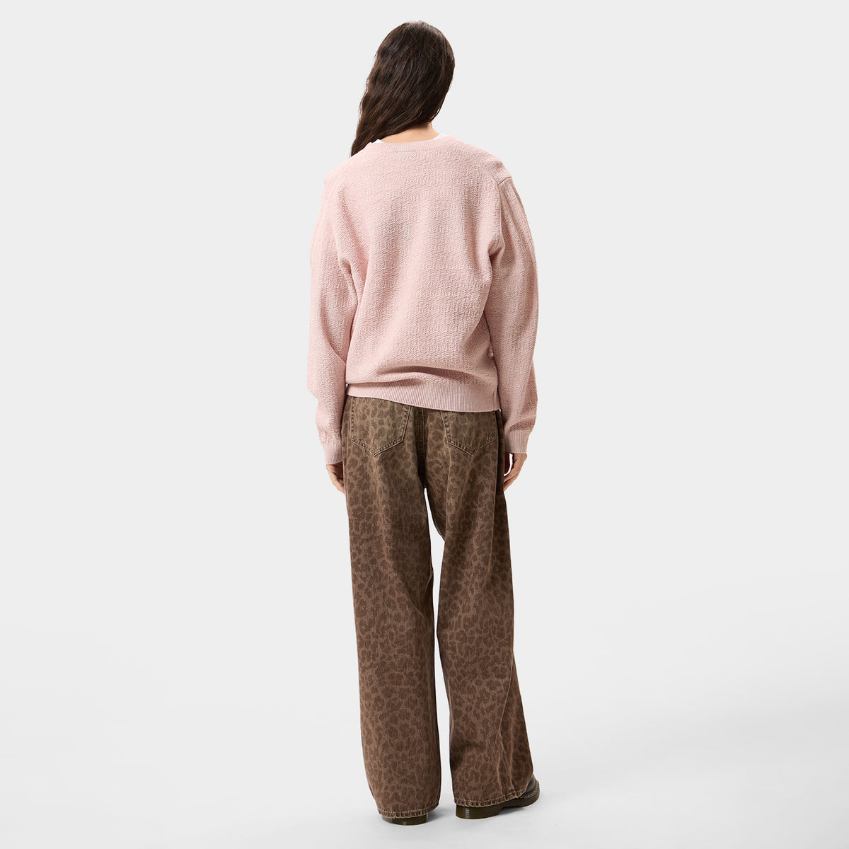 HUF (ハフ) Worldwide JP /()/ 1984 KNIT LS TOP商品 / PEACH