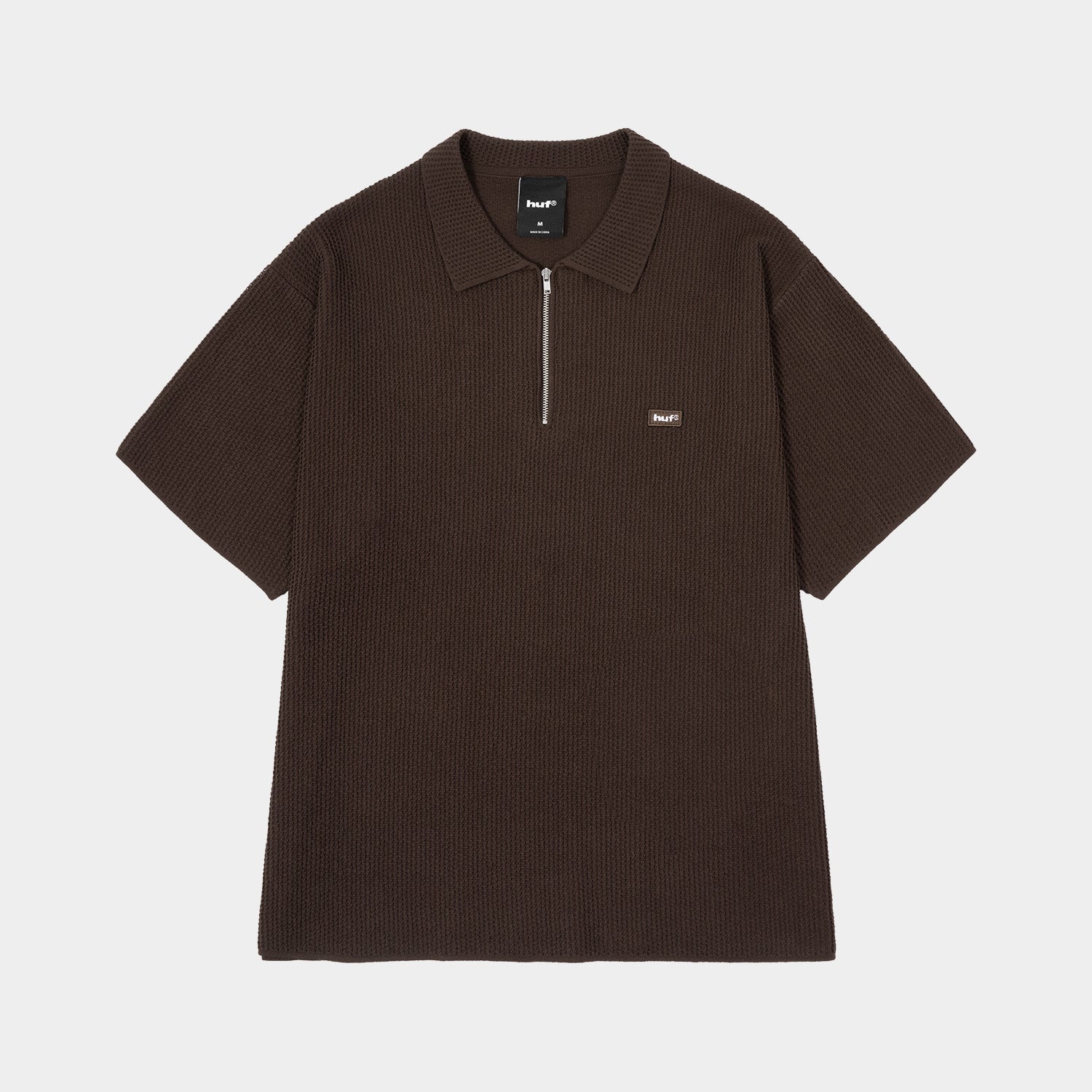 HUF (ハフ) Worldwide JP /TOPS & SHIRTS(トップス&シャツ)/ AIR FLOW HALF ZIP POLO商品 / IVORY