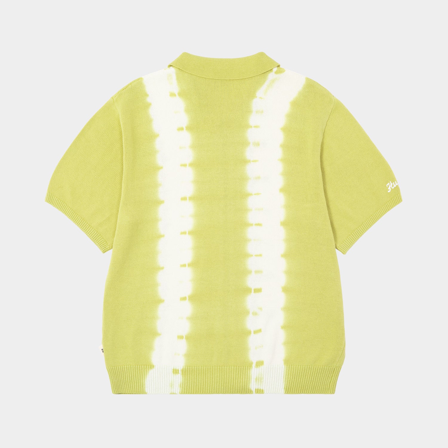 HUF (ハフ) Worldwide JP /KNITS & SWEATERS(ニット&セーター)/ HUF GARDEN CENTER BLEACH DYED KNIT POLO商品 /