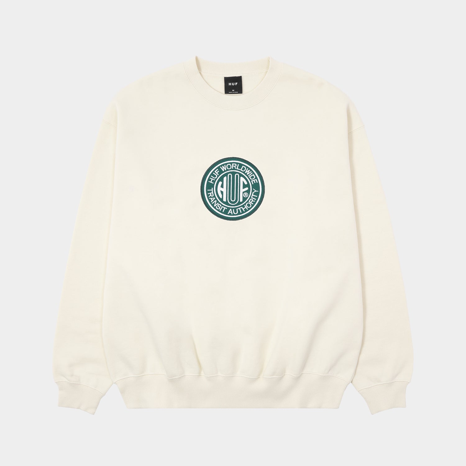 HUF (ハフ) Worldwide JP /SWEATSHIRTS(スウェットシャツ)/ TRANSIT AUTHORITY CREWNECK商品 / BLEACH