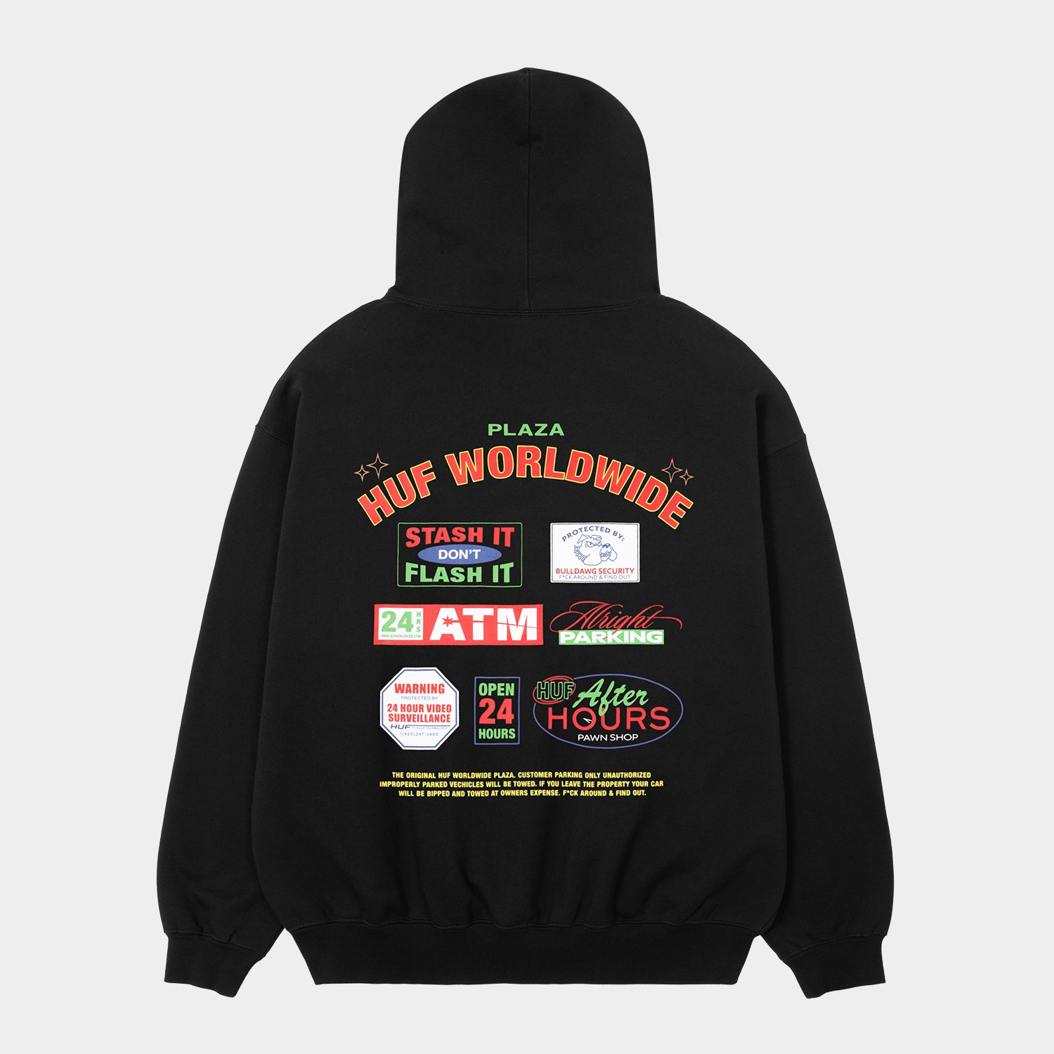 HUF (ハフ) Worldwide JP /HOODIES(パーカー)/ PROMO HOODIE商品 / BLACK