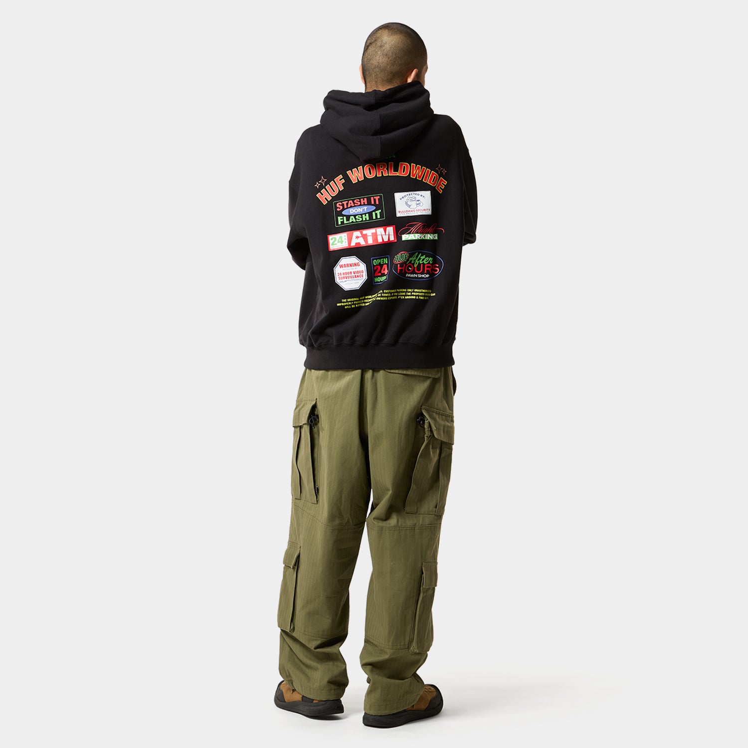 HUF (ハフ) Worldwide JP /HOODIES(パーカー)/ PROMO HOODIE商品 / BLACK