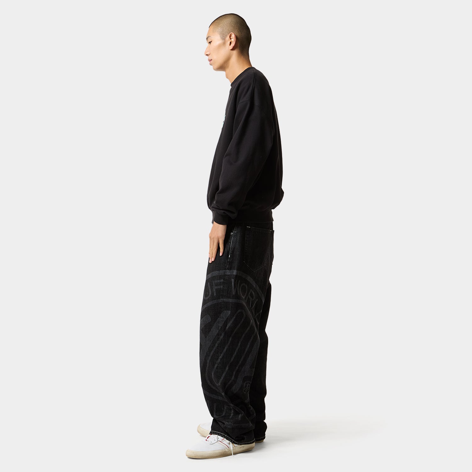HUF (ハフ) Worldwide JP /SWEATSHIRTS(スウェットシャツ)/ COBRA CREWNECK商品 / BLACK