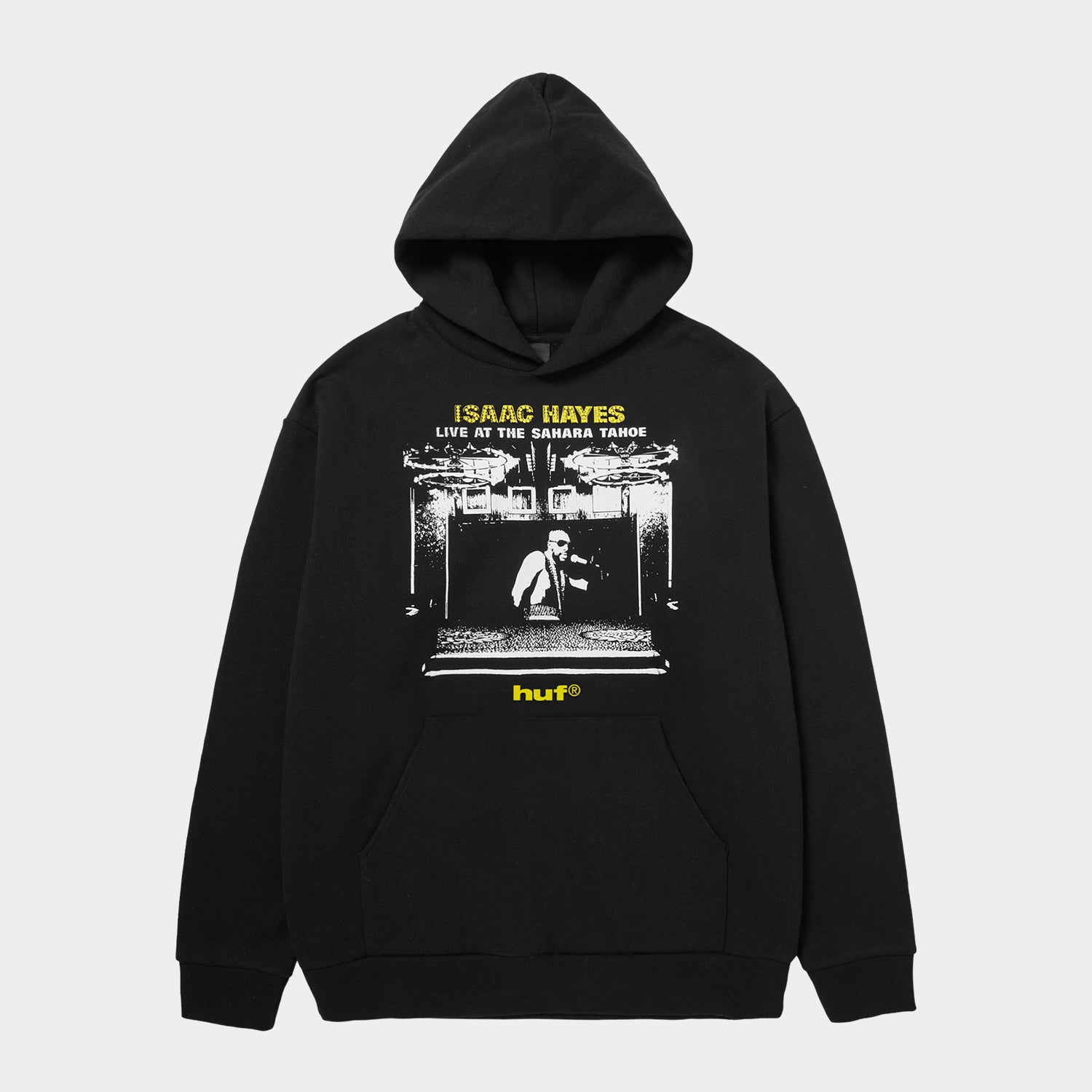 HUF (ハフ) Worldwide JP /HOODIES(パーカー)/ HUF X ISAAC HAYES TAHOE HEAVYWEIGHT HOODIE商品 / BLACK