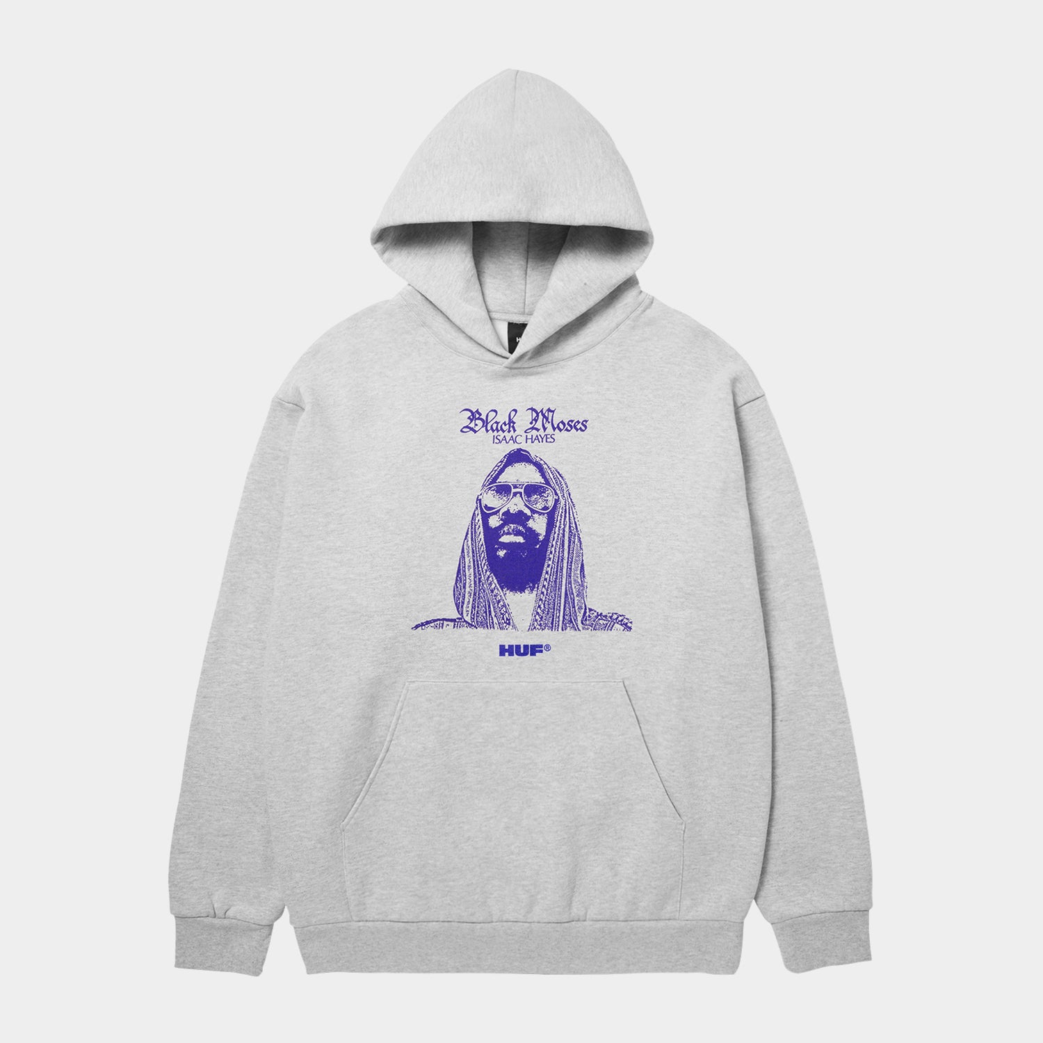 HUF (ハフ) Worldwide JP /HOODIES(パーカー)/ HUF X ISAAC HAYES BLACK MOSES HEAVYWEIGHT HOODIE商品 / ASH