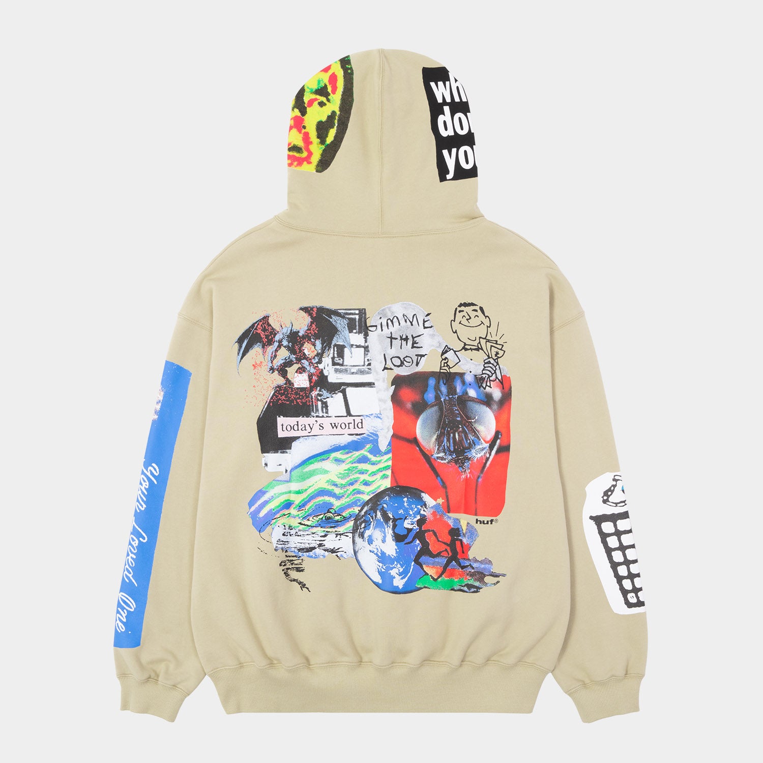 HUF (ハフ) Worldwide JP /HOODIES(パーカー)/ GIMME THE LOOT HOODIE商品 / SAND