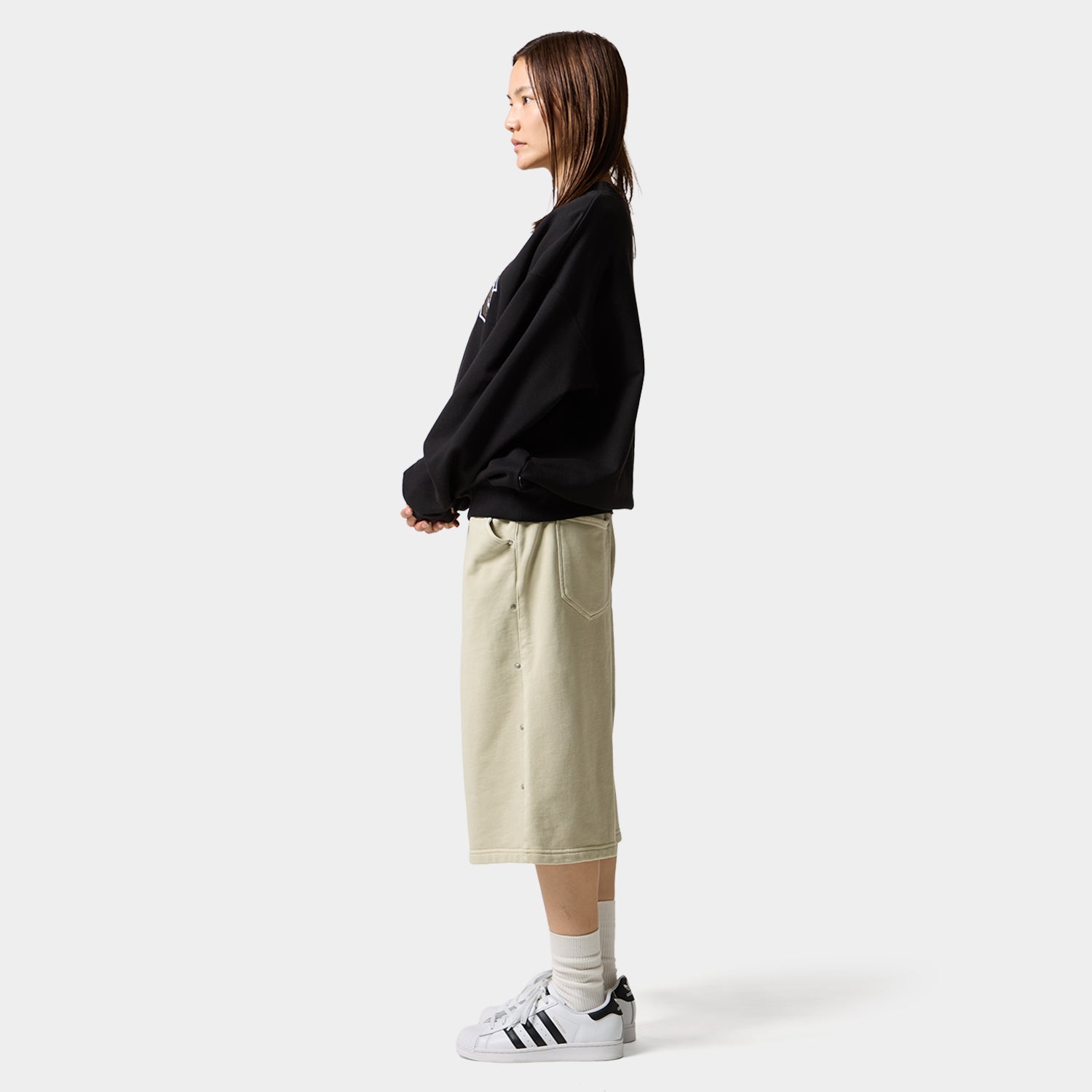 HUF (ハフ) Worldwide JP /SWEATSHIRTS(スウェットシャツ)/ CLASSIC ARCH CREW商品 / ASH GREY