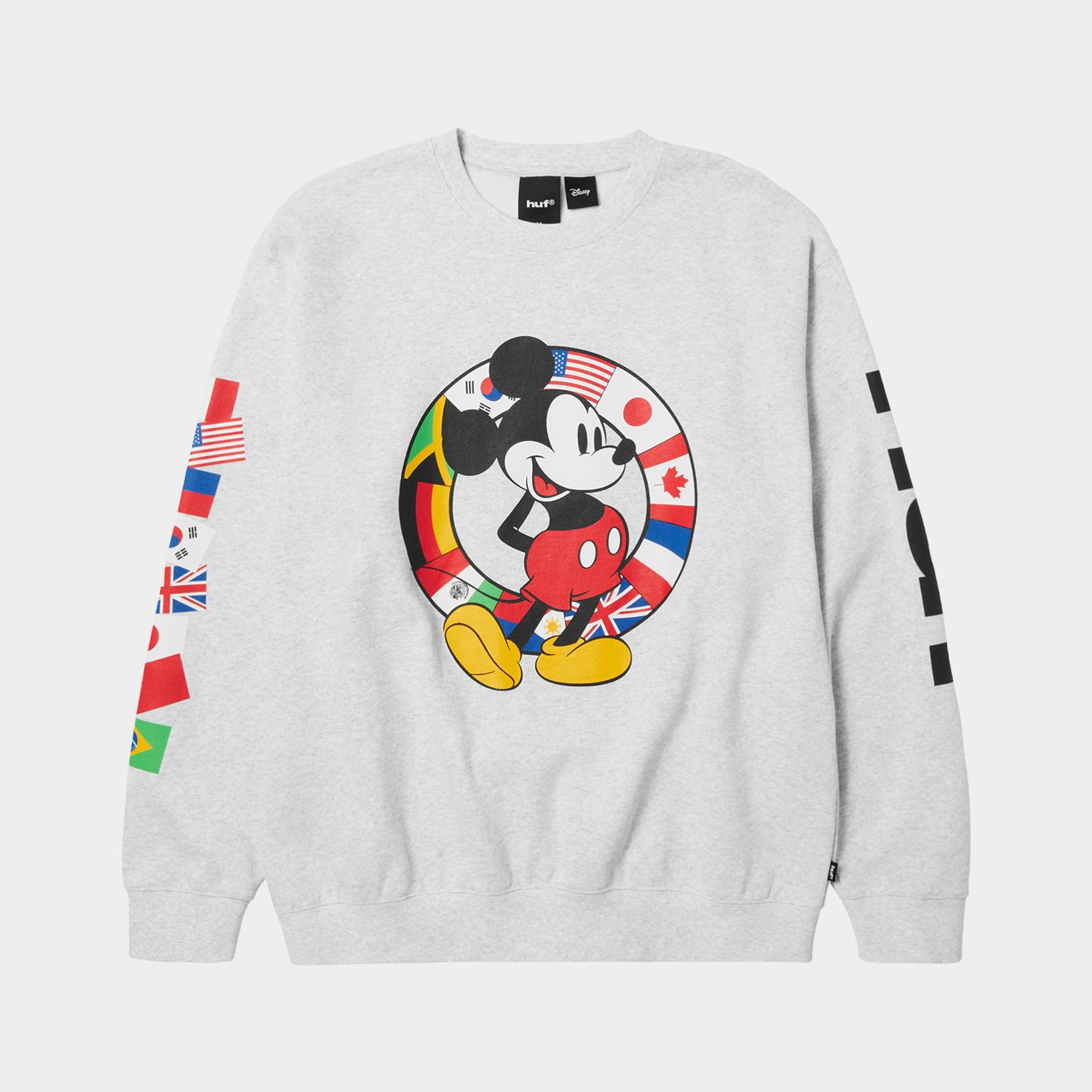 DISNEY | HUF MICKEY WORLDWIDE TOUR CREWNECK｜SWEATSHIRTS