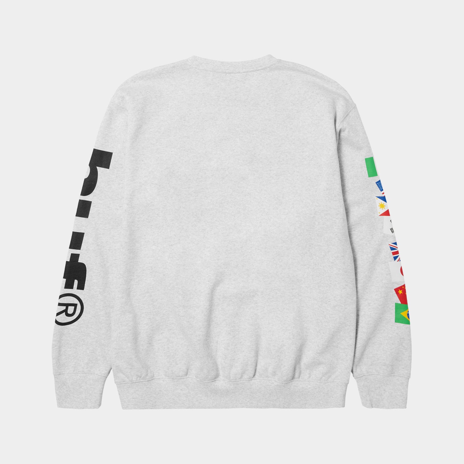 HUF (ハフ) Worldwide JP /SWEATSHIRTS(スウェットシャツ)/ DISNEY | HUF MICKEY WORLDWIDE TOUR CREWNECK商品 / HEATHER GREY