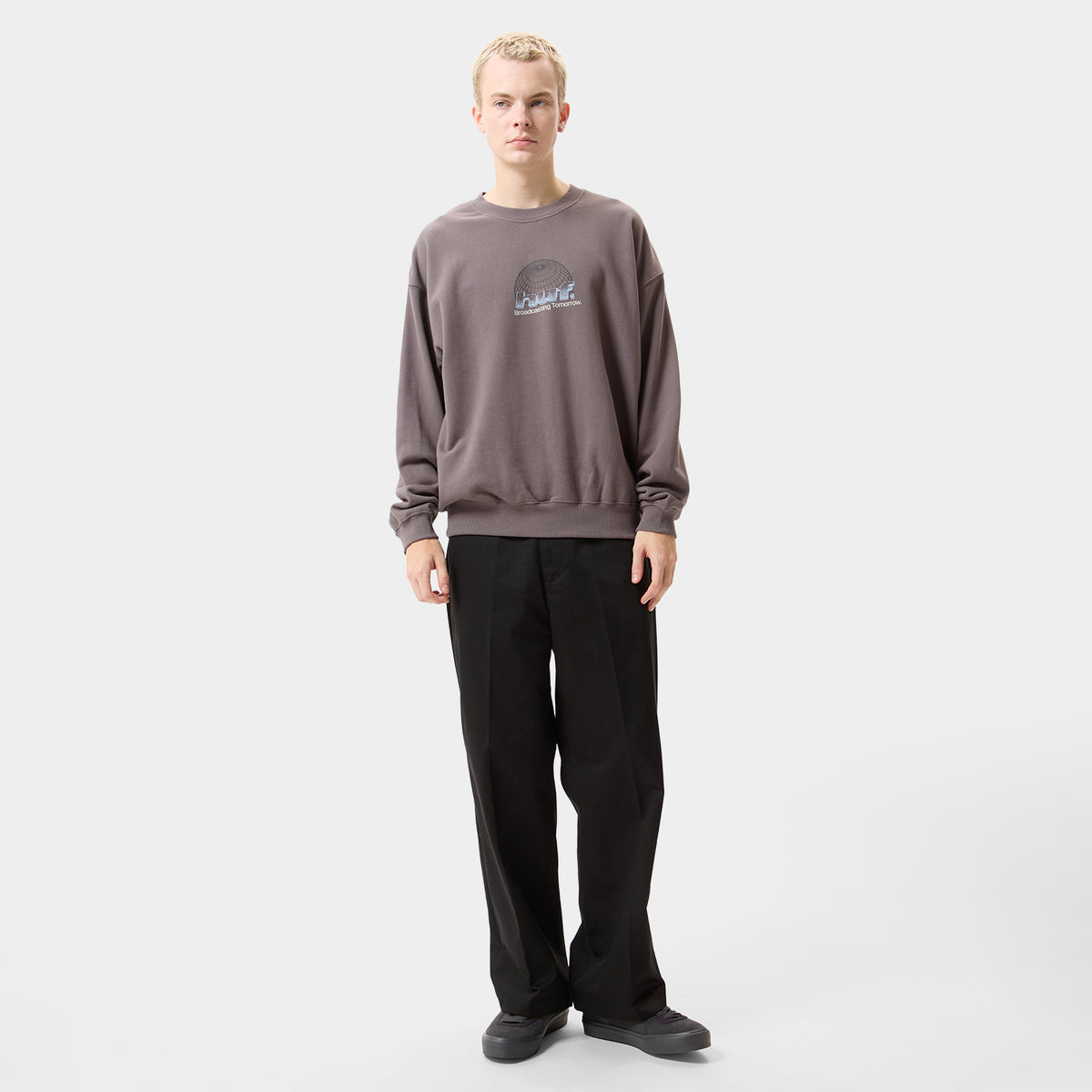 HUF (ハフ) Worldwide JP /SWEATSHIRTS(スウェットシャツ)/ WORLDWIDE NETWORK CREW商品 / DARK EARTH