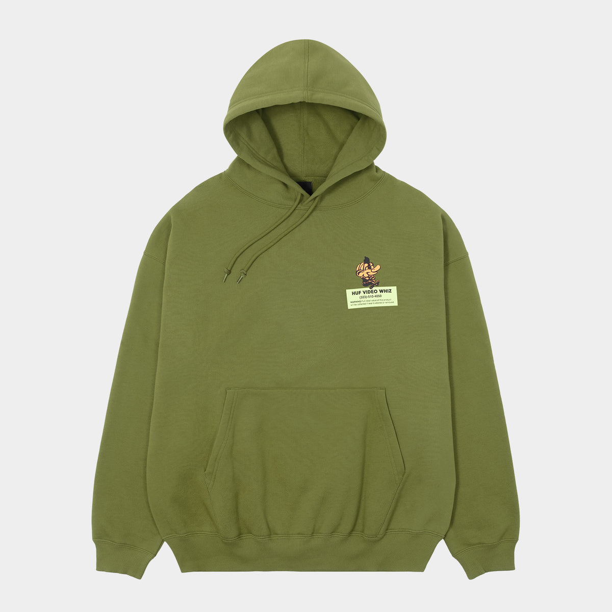 HUF (ハフ) Worldwide JP /HOODIES(パーカー)/ VIDEO GENIE HOODIE商品 / OLIVE