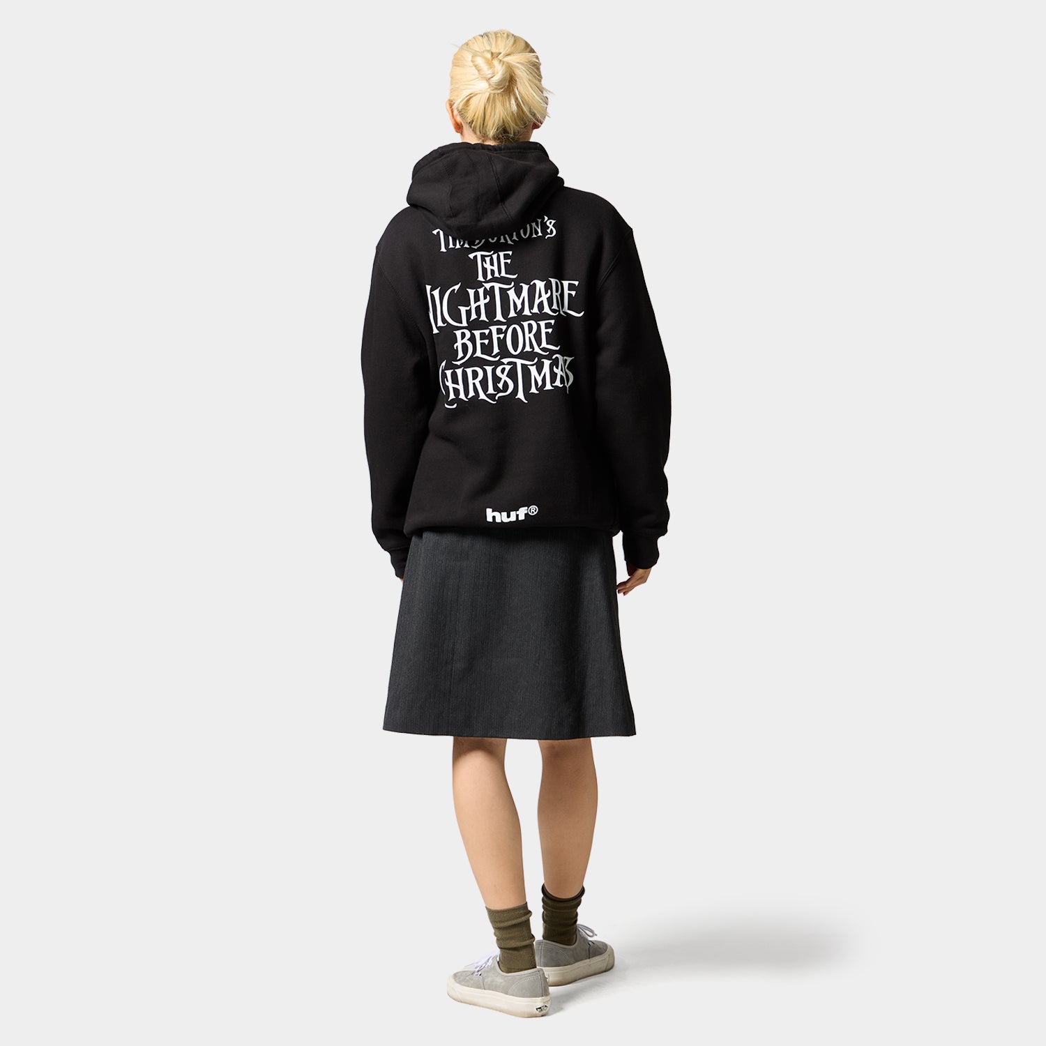 HUF (ハフ) Worldwide JP /HOODIES(パーカー)/ HUF X NIGHTMARE BEFORE CHRISTMAS JACK TOWN MEETING HOODIE商品 / BLACK