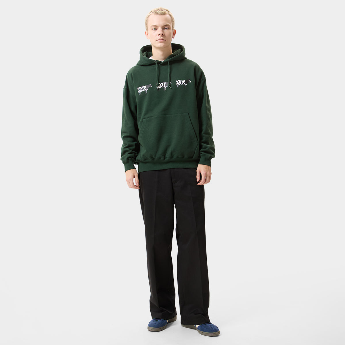 HUF (ハフ) Worldwide JP /HOODIES(パーカー)/ MOO HOODIE商品 / FOREST GREEN