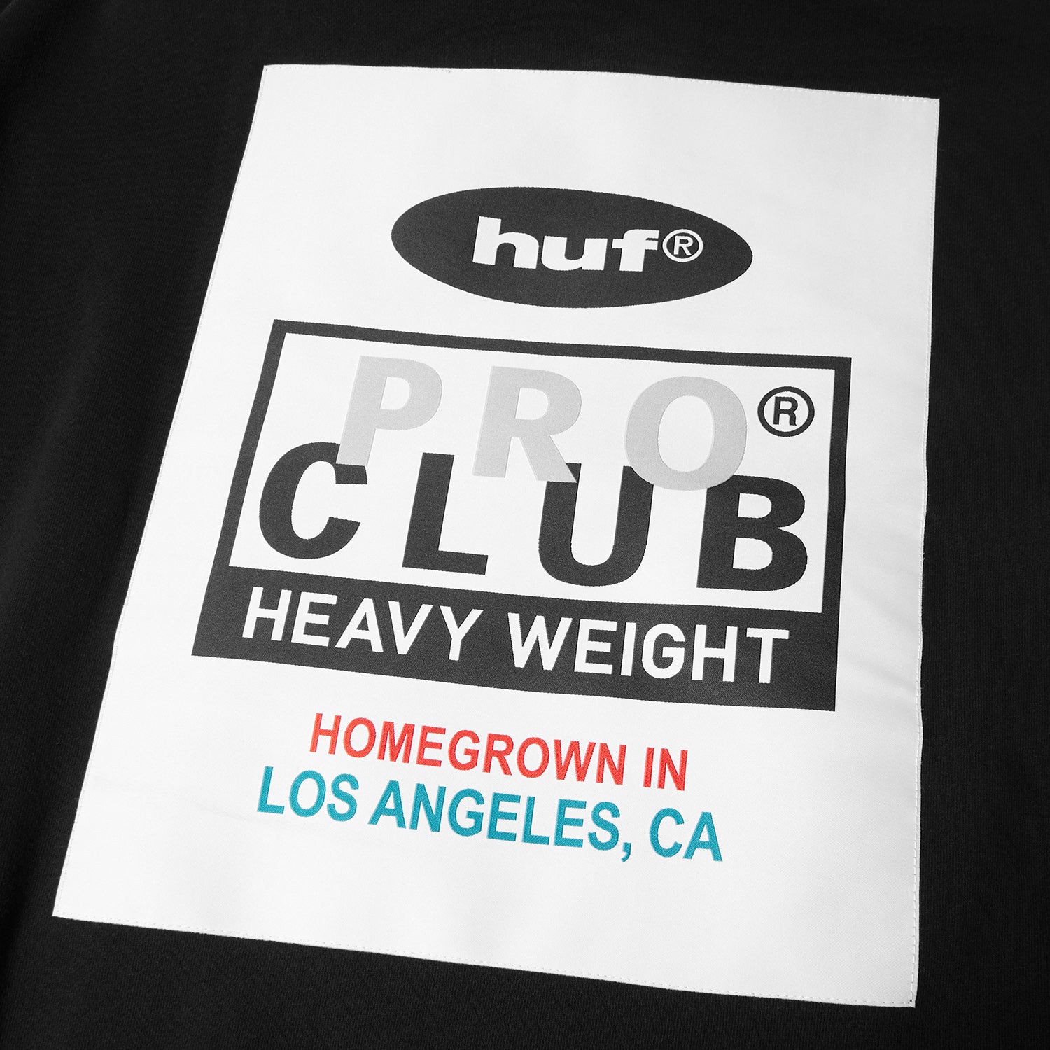 HUF (ハフ) Worldwide JP /HOODIES(パーカー)/ HUF X PROCLUB HEAVYWEIGHT HOODIE商品 / BLACK