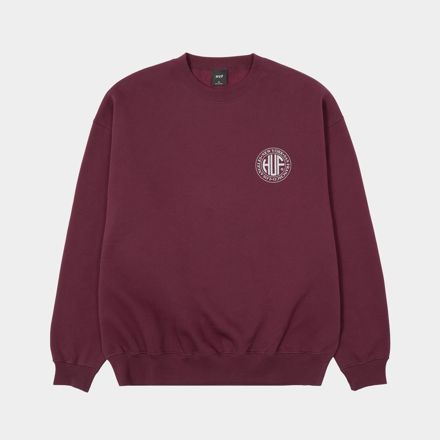 HUF (ハフ) Worldwide JP /SWEATSHIRTS(スウェットシャツ)/ REGIONAL CREWNECK商品 / BLACK