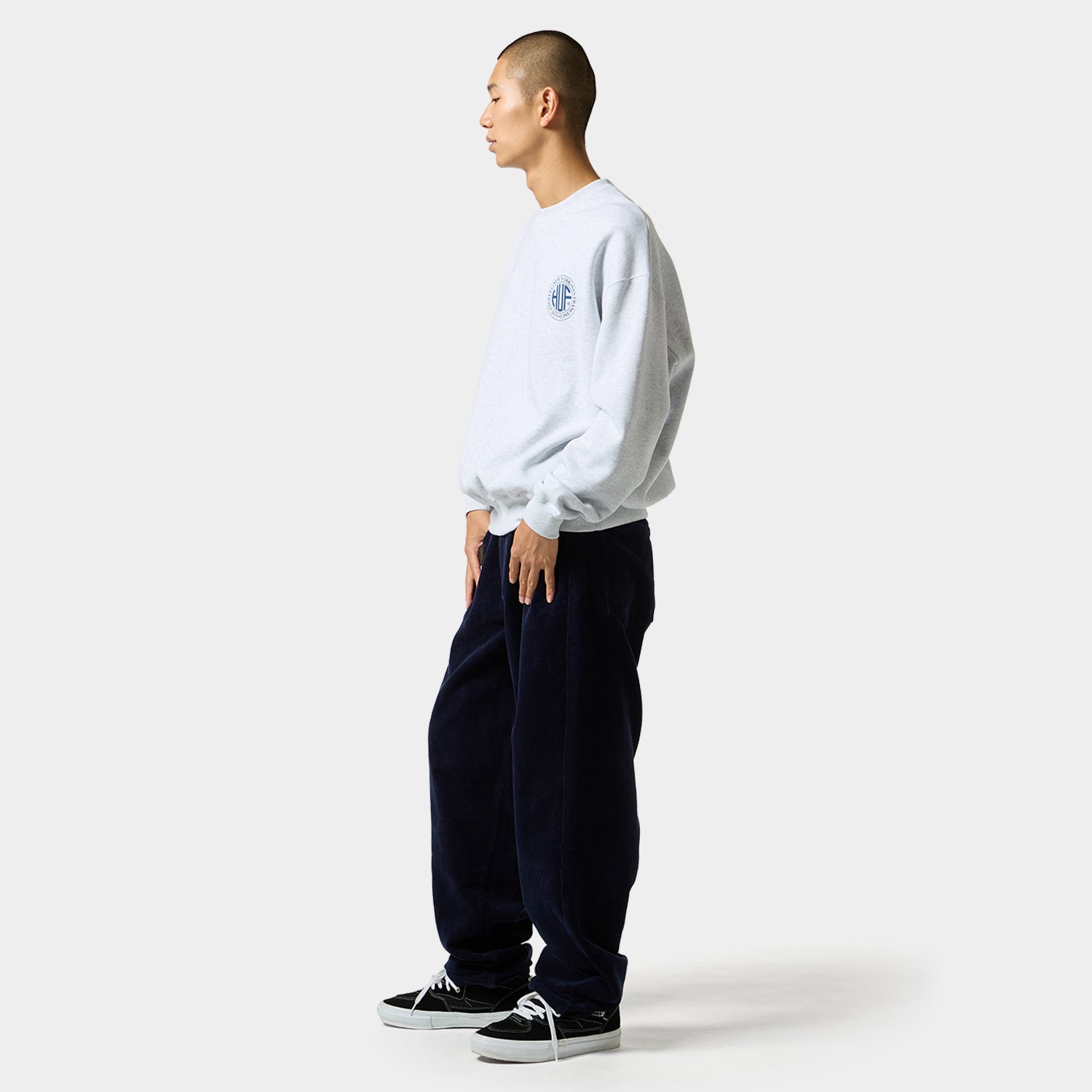 HUF (ハフ) Worldwide JP /SWEATSHIRTS(スウェットシャツ)/ REGIONAL CREWNECK商品 / BLACK