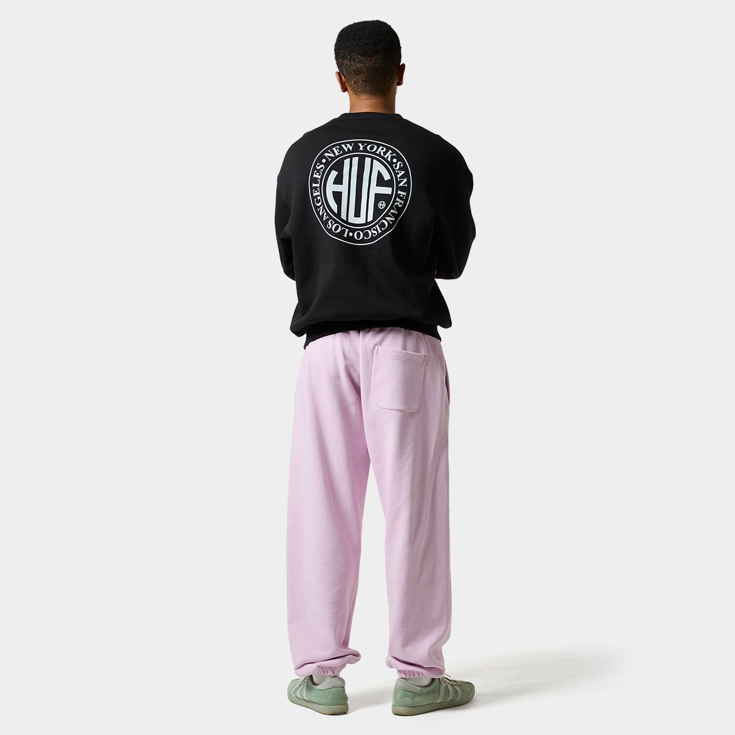 HUF (ハフ) Worldwide JP /SWEATSHIRTS(スウェットシャツ)/ REGIONAL CREWNECK商品 / BLACK