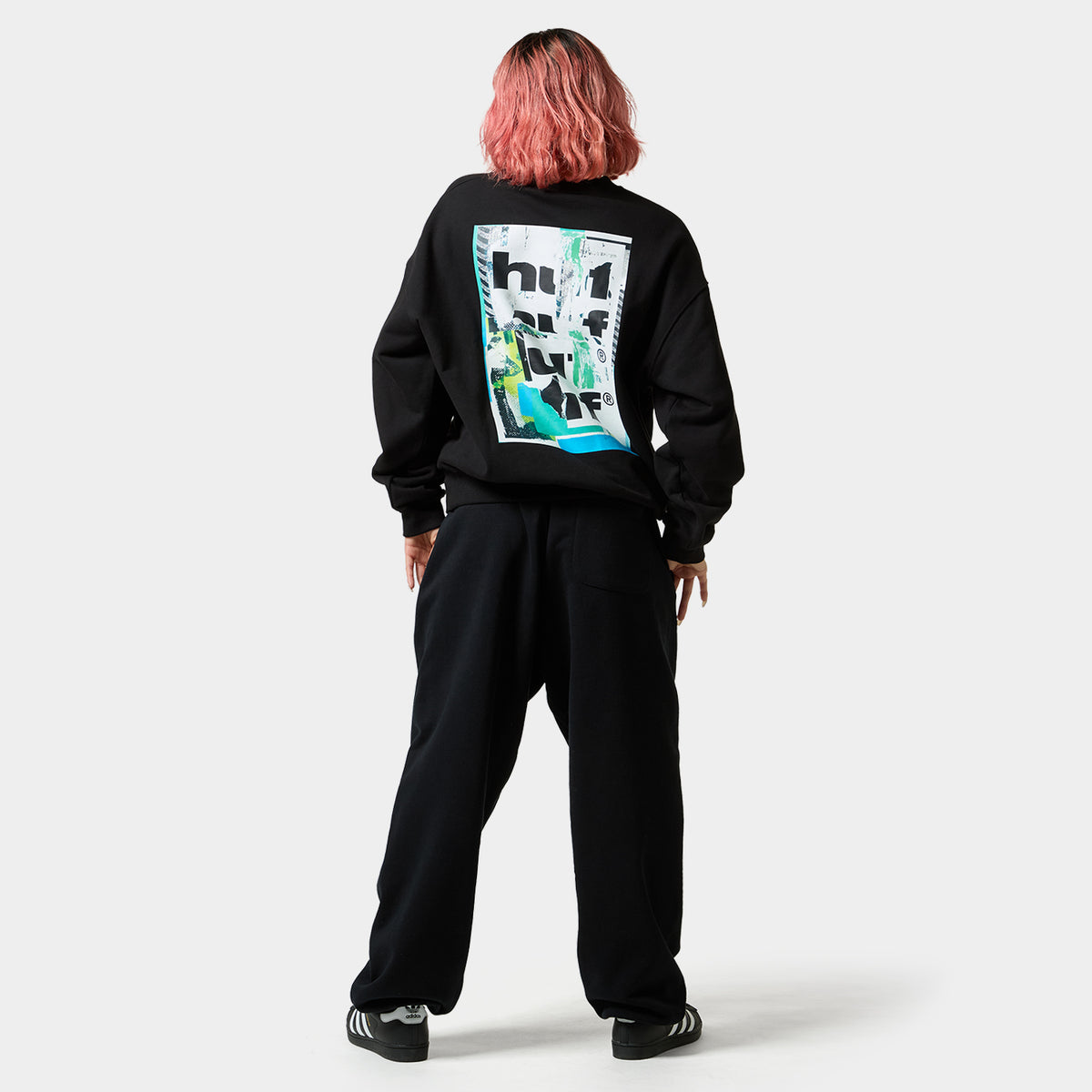 HUF (ハフ) Worldwide JP /SWEATSHIRTS(スウェットシャツ)/ MEMORY OF FREEDOM CREWNECK商品 / BLACK