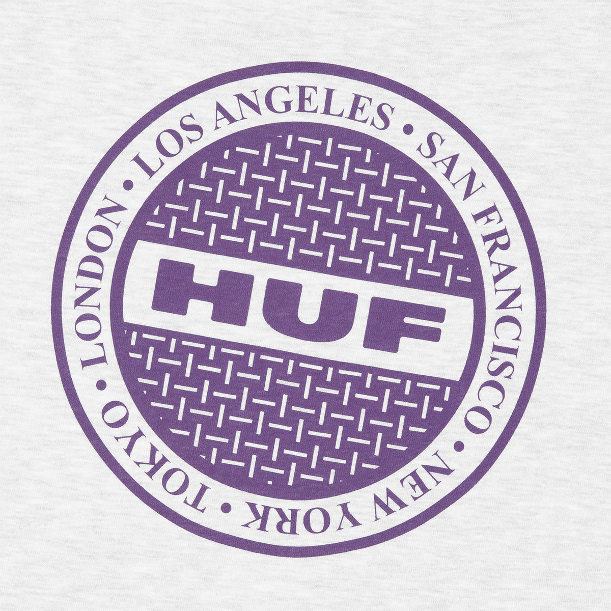 HUF (ハフ) Worldwide JP /HOODIES(パーカー)/ MANHOLE FULL ZIP HOODIE商品 / ASH GREY