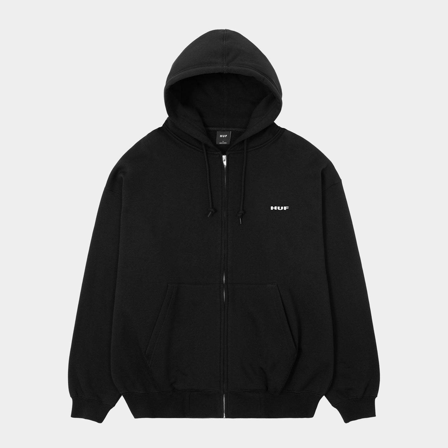 HUF ブラック パーカー M MANHOLE FULL ZIP HOODIE｜HOODIES（パーカー）｜【公式通販 HUF】｜ハフ